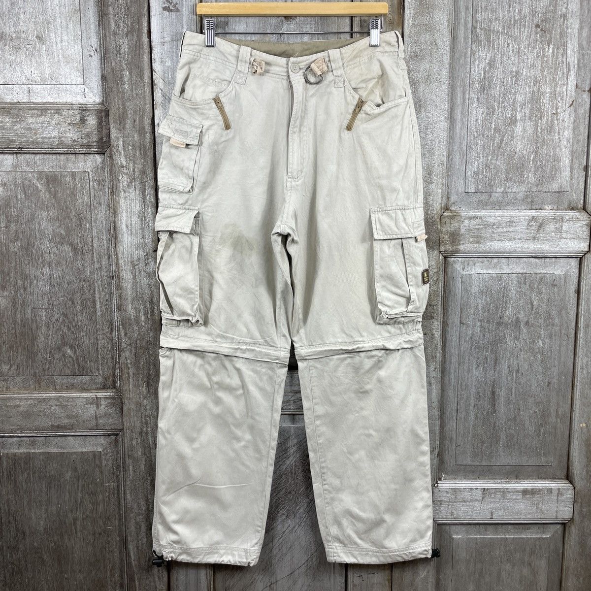 Vintage Vintage NY Baseball Faded Baggy Cargo Pants Size US 32 / EU 48 - 1 Thumbnail