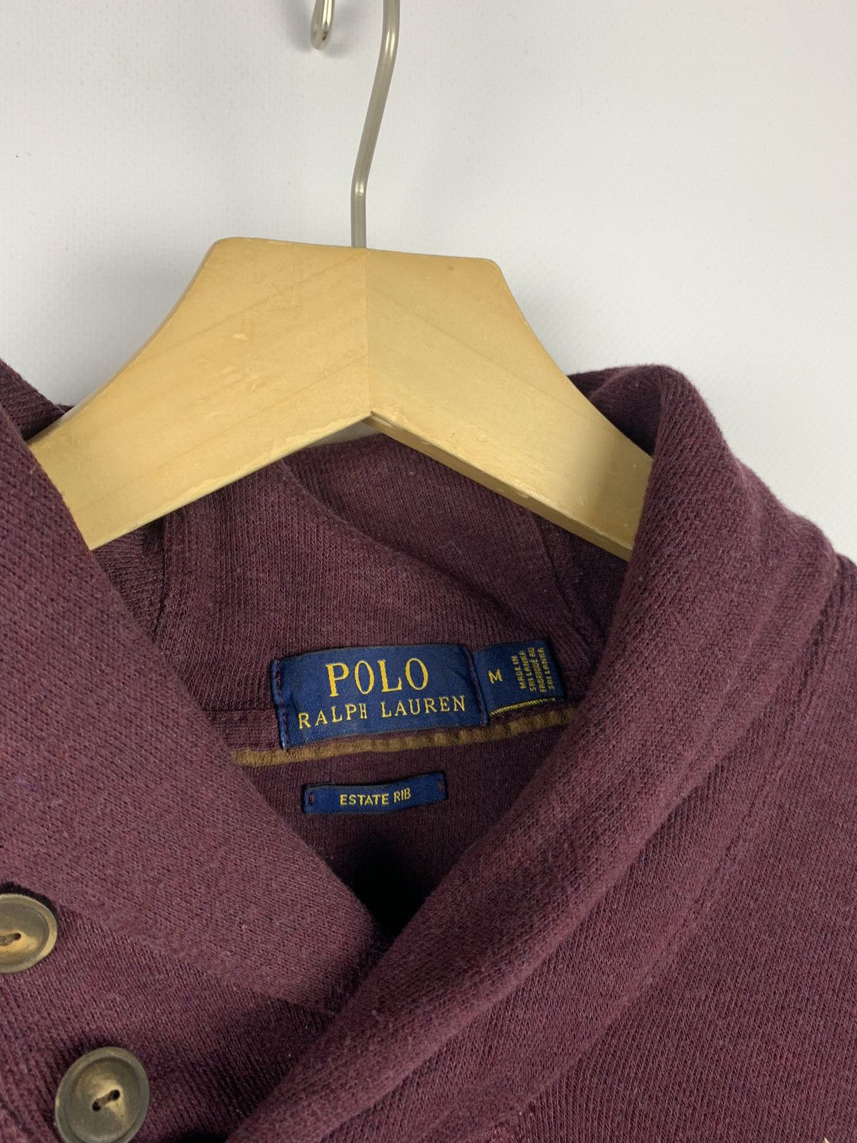 Polo Ralph Lauren Polo Ralph Lauren Estate Rib Sweater Men’s Size M Burgundy Size US M / EU 48-50 / 2 - 4 Thumbnail