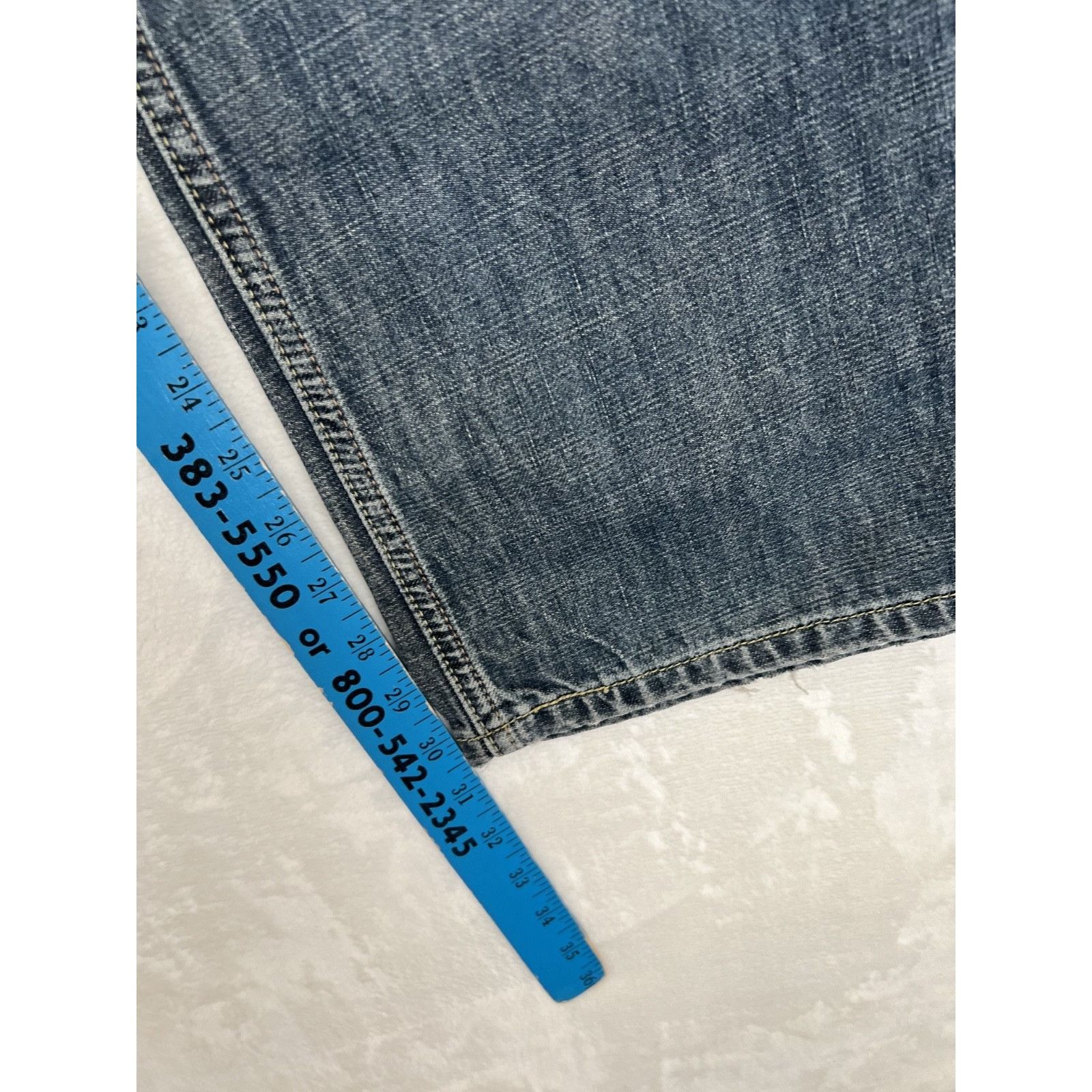 Levi's Levi's 514 Blue Denim Jeans Size 36x30 Slim Straight Dark Wa Size US 36 / EU 52 - 5 Thumbnail