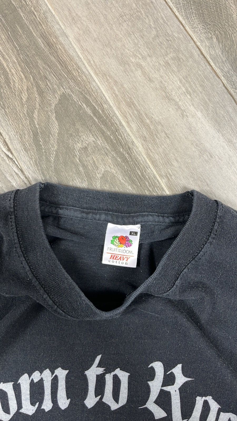 Fruit Of The Loom × Vintage Vintage 2009 Fruit of the Loom Bart Simpson Born to Rock tee Size US XL / EU 56 / 4 - 5 Thumbnail