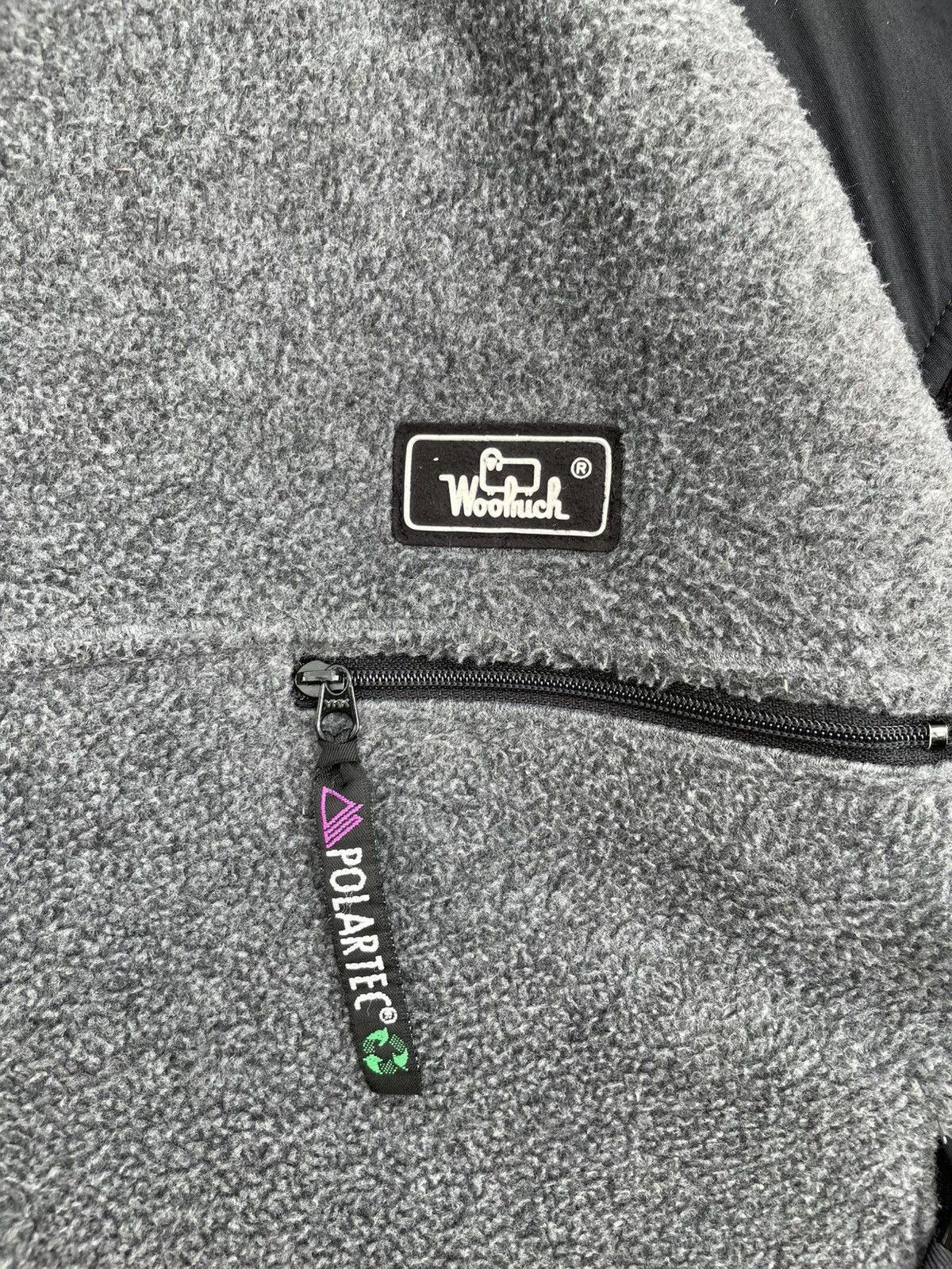 Woolrich Woolen Mills 🔥Accept Binding🔥 Woolrich Fleece Jacket With Black Paneling Size US L / EU 52-54 / 3 - 7 Thumbnail