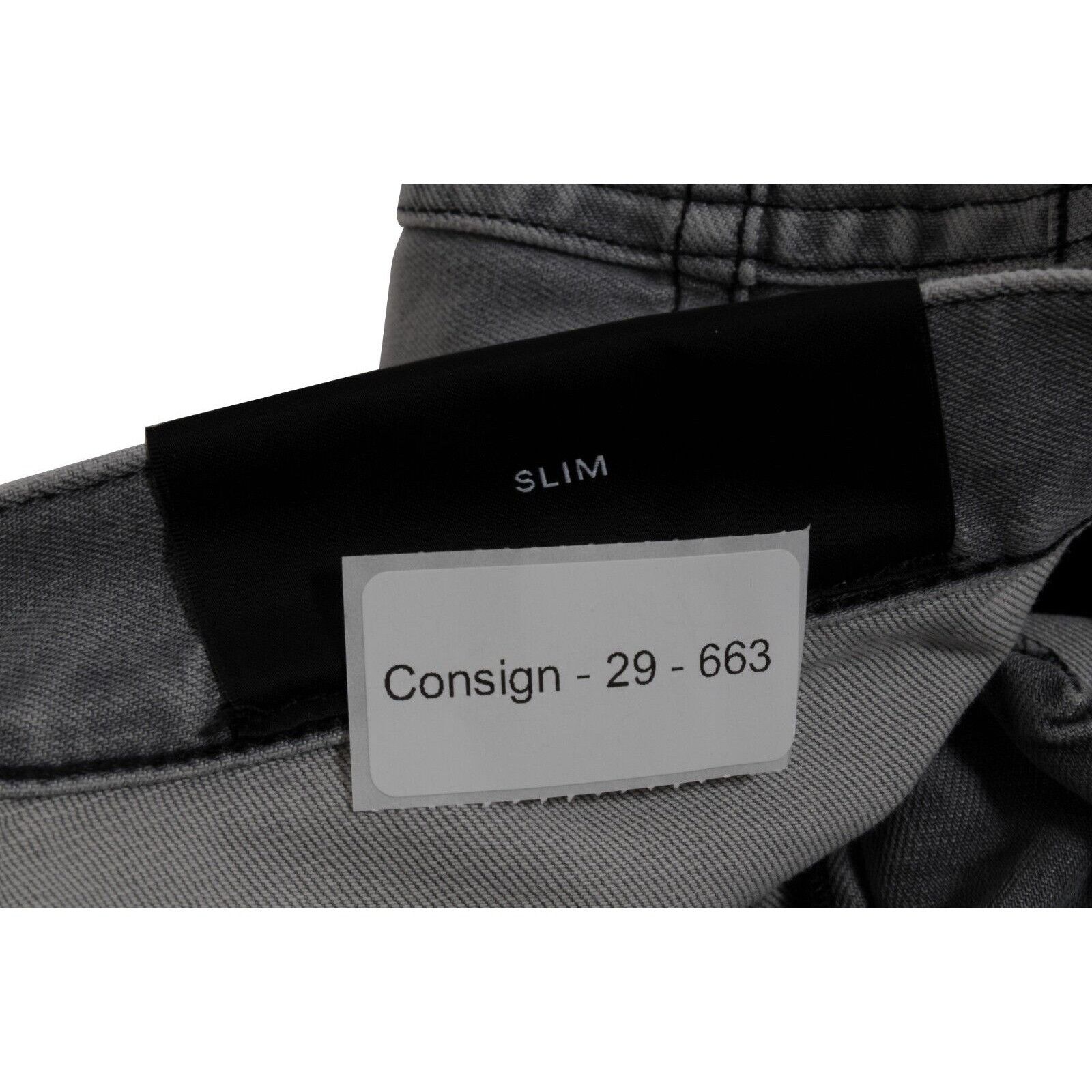 Balmain Slim Jeans Light Wash Gray Denim Size US 34 / EU 50 - 6 Thumbnail