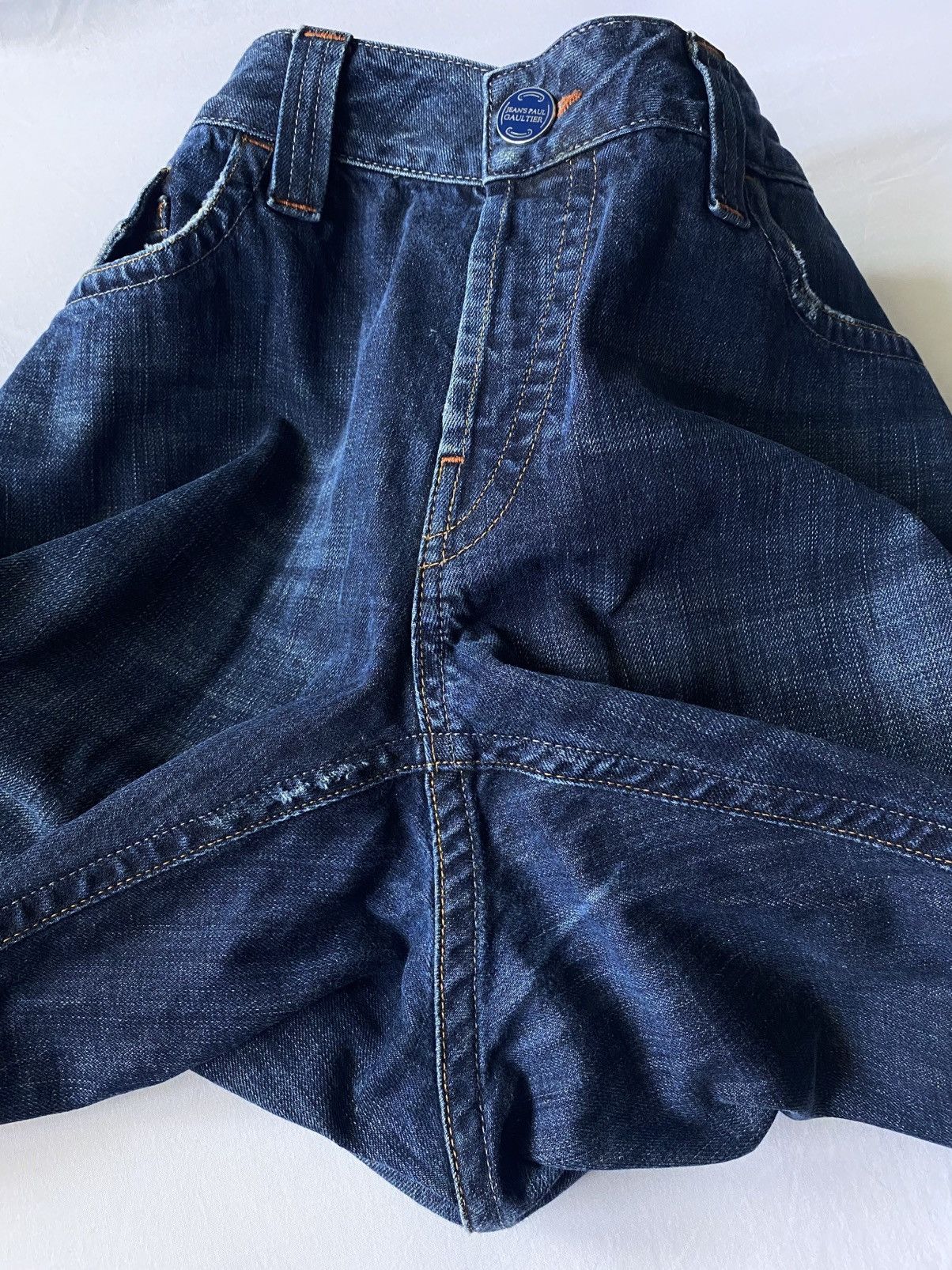Jean Paul Gaultier Jean’s Paul Gaultier JPG Distressed Denim Metal Logo Archive Size US 36 / EU 52 - 24 Thumbnail