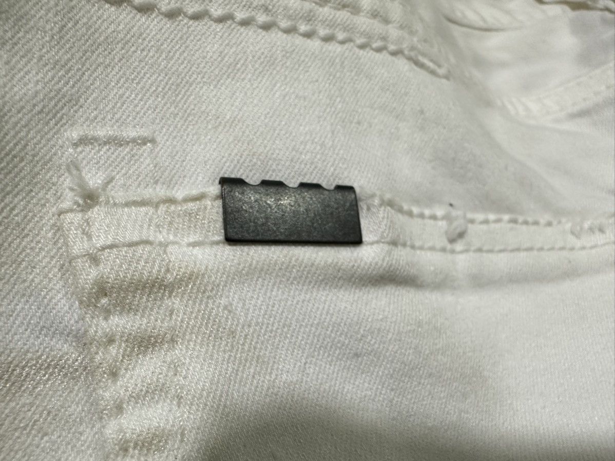 CIVARIZE 🔥Y2K Archived Civarize Clawmark Skinny White Denim Size US 30 / EU 46 - 8 Thumbnail