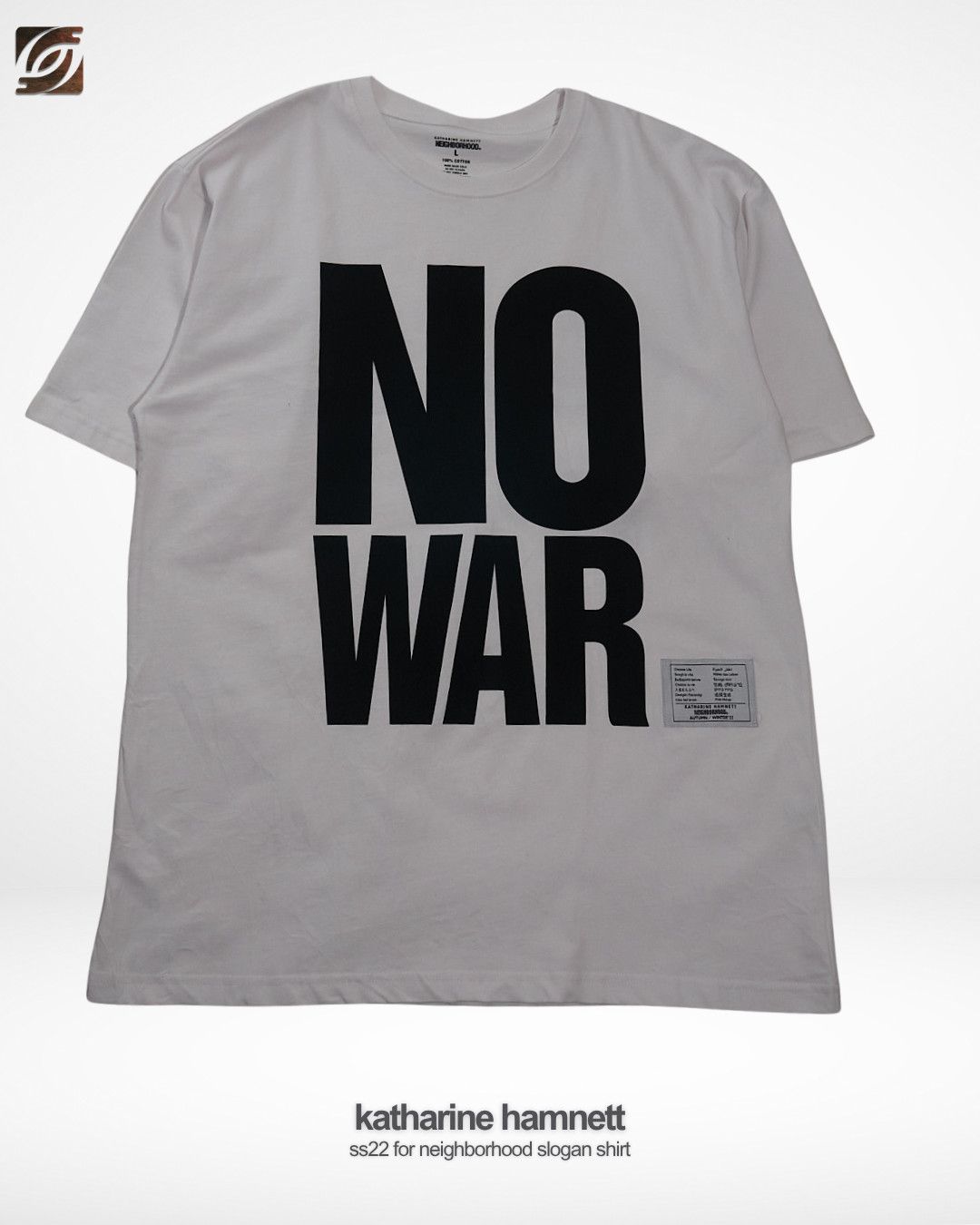 Katharine Hamnett London Katharine Hamnett SS22 Neighborhood No Wars Oversized Shirt Size US XL / EU 56 / 4 - 1 Thumbnail
