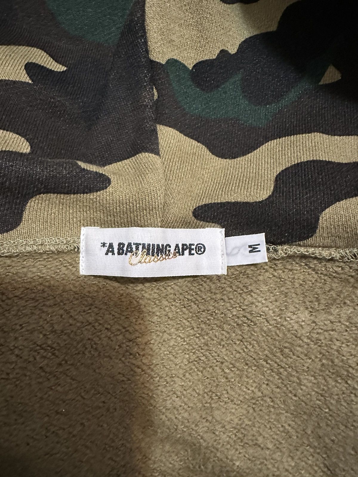 Bape Woodland Camo Shark Full Zip Hoodie Size US M / EU 48-50 / 2 - 7 Thumbnail