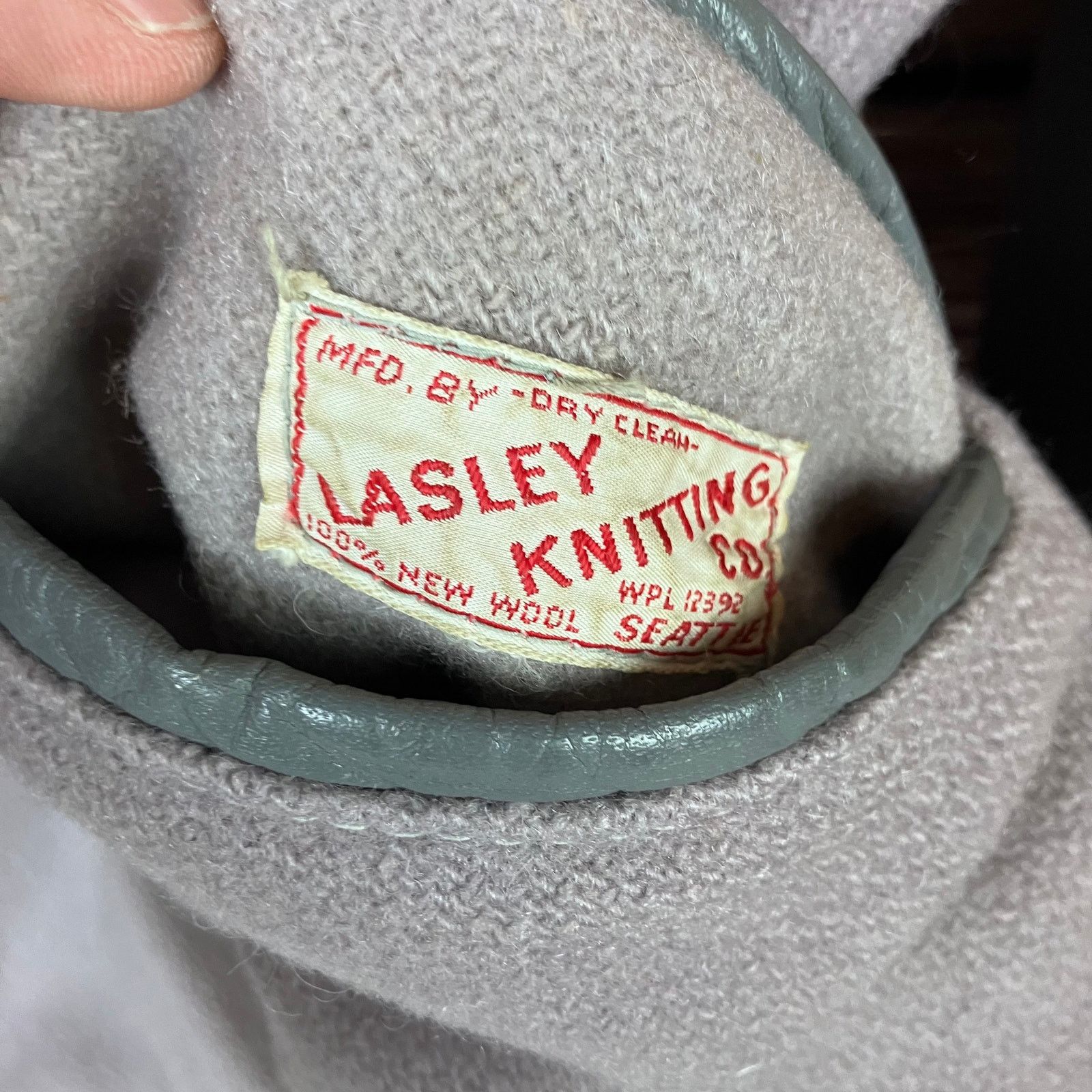 Vintage Vintage 1960s Lasley Knitting Co. Wool Varsity Jacket Size US L / EU 52-54 / 3 - 4 Thumbnail
