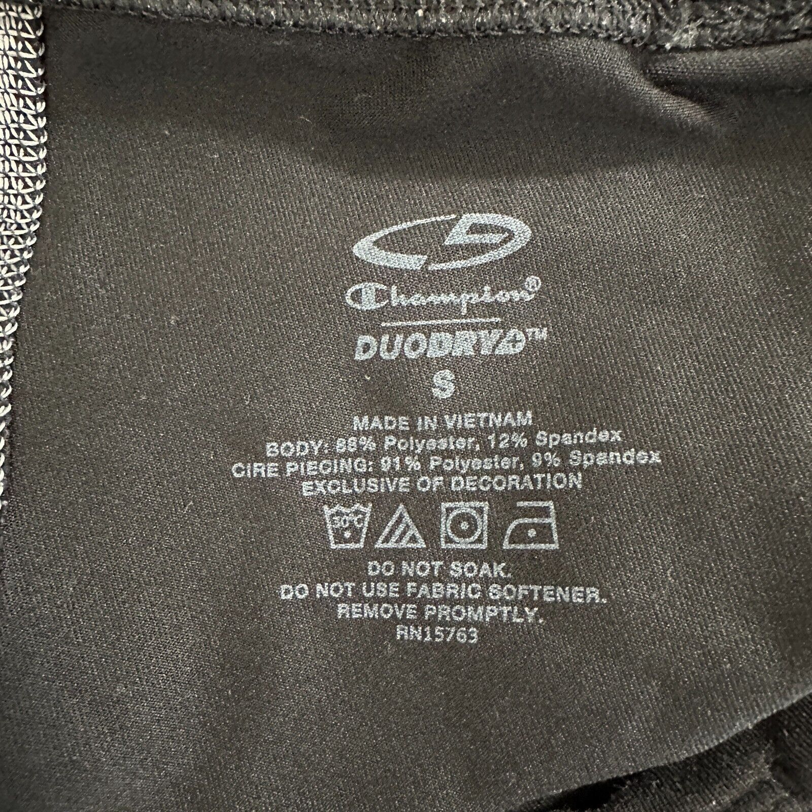 Champion Champion Duo dry+ Black White Leggings Mid Rise Yoga Pant S Size 27" / US 4 / IT 40 - 5 Thumbnail