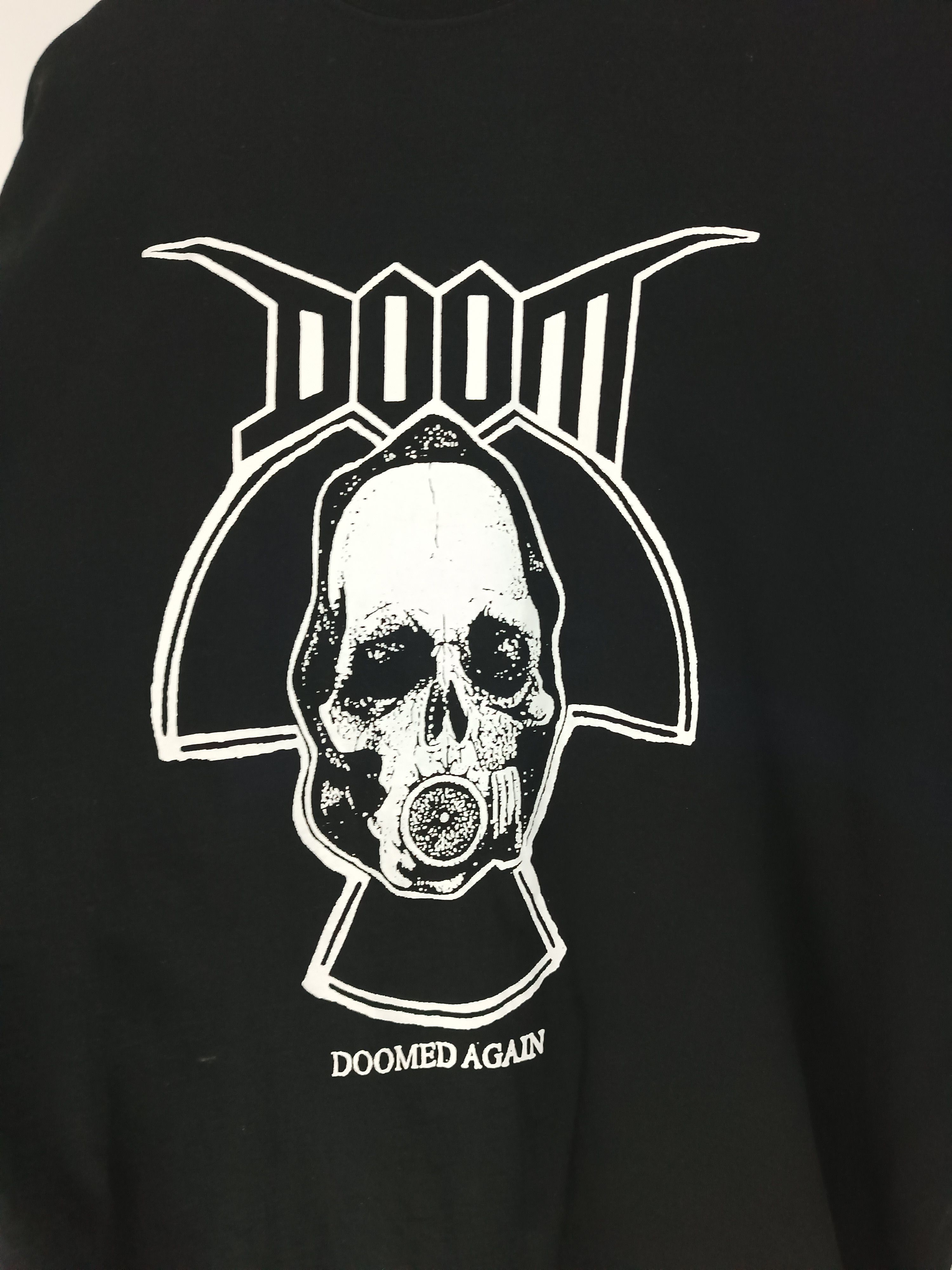 Band Tees VINTAGE DOOM DOOMED AGAIN HARDCORE PUNK TEE amebix nausea Size US XL / EU 56 / 4 - 10 Thumbnail