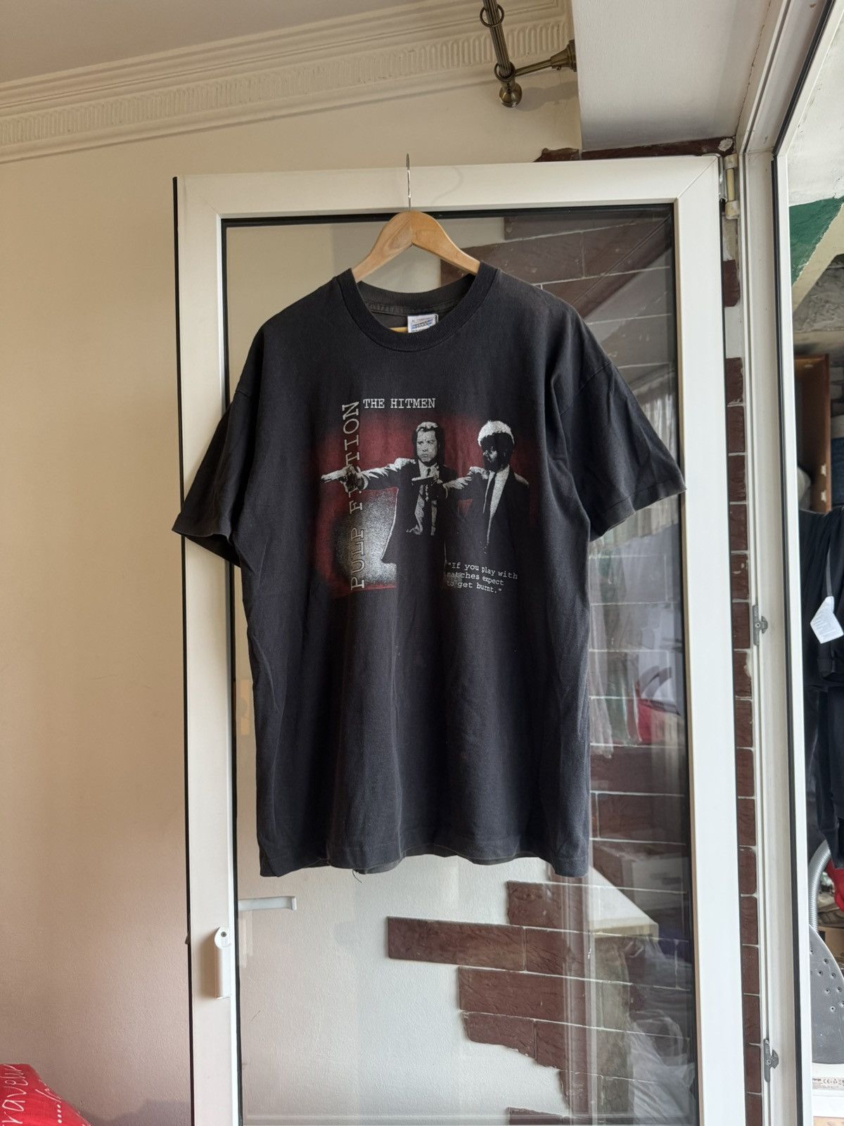Band Tees Vintage Pulp Fiction movie 1994 screenstar Size US XL / EU 56 / 4 - 3 Thumbnail