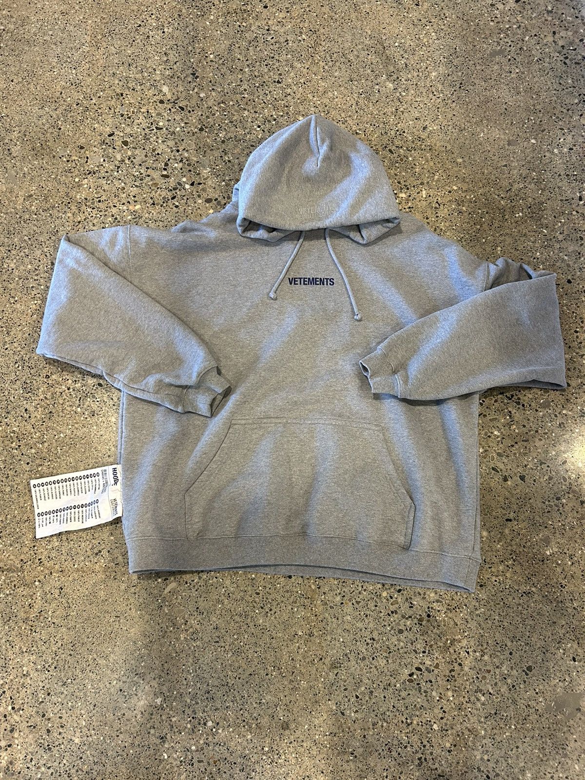 Vetements Light gray vetements hoodie Size US M / EU 48-50 / 2 - 1 Thumbnail