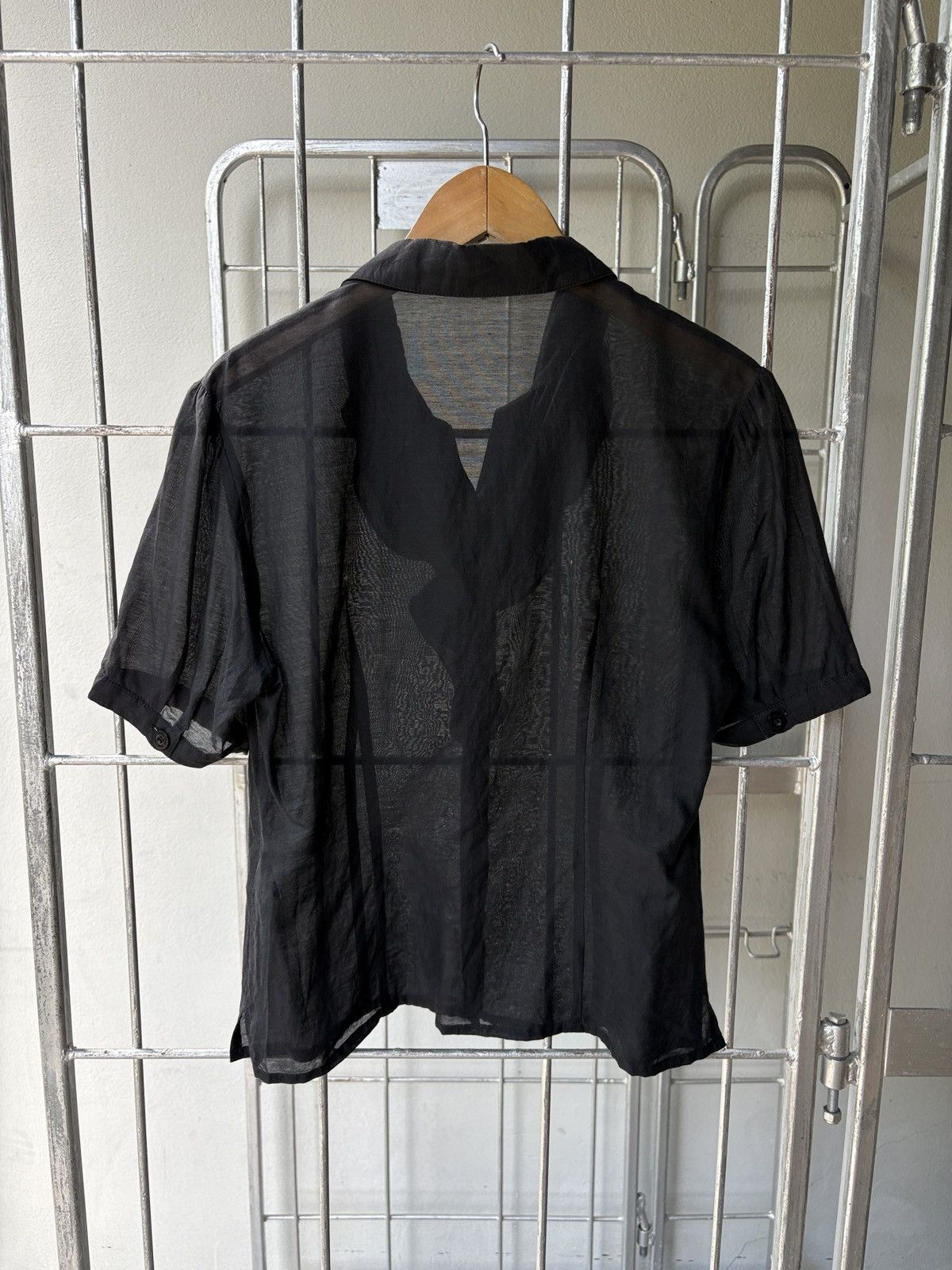 Courreges Courreges ruffle black shirt Size M / US 6-8 / IT 42-44 - 2 Thumbnail