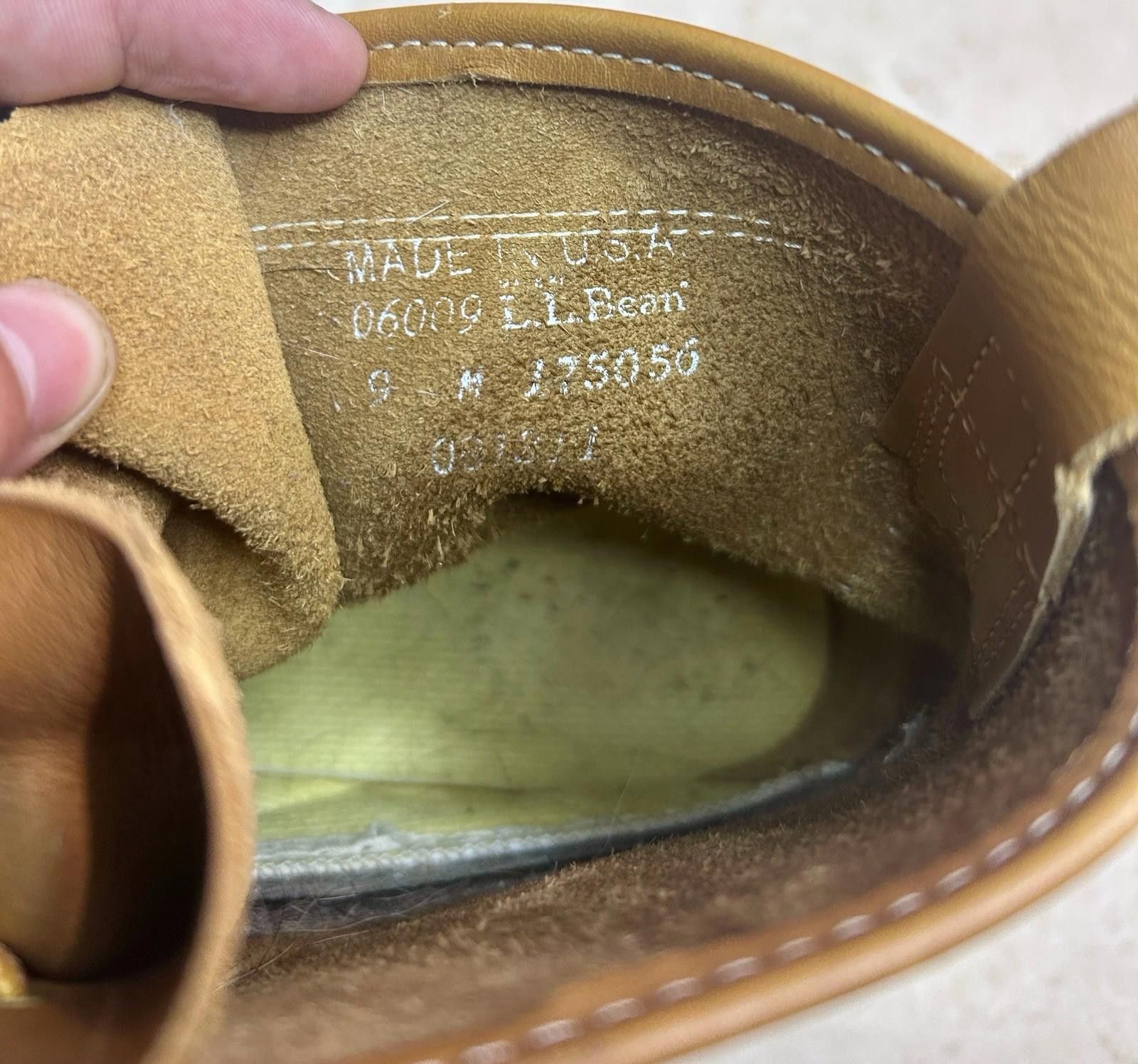 L.L. Bean L.L. Bean Duck Boots Men's Sz 9 M Leather Rubber USA made Size US 9 / EU 42 - 6 Thumbnail
