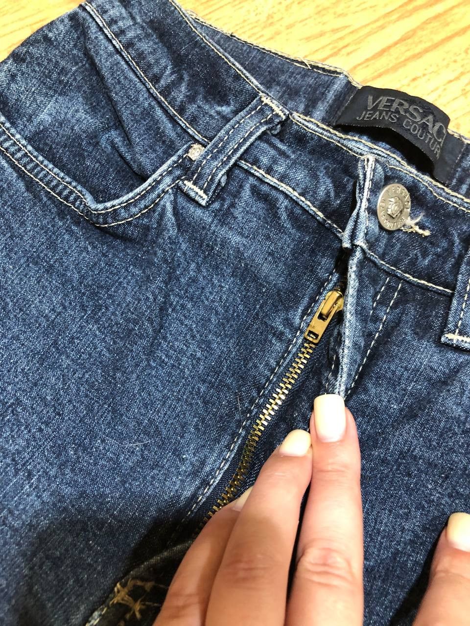 Versace Jeans Couture Versace Jeans Couture Denim Washed Y2K Size 28" / US 6 / IT 42 - 12 Thumbnail