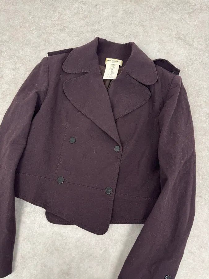 Givenchy 2000s Givenchy Mauve Purple Asymmetrical Jacket Size M / US 6-8 / IT 42-44 - 4 Thumbnail