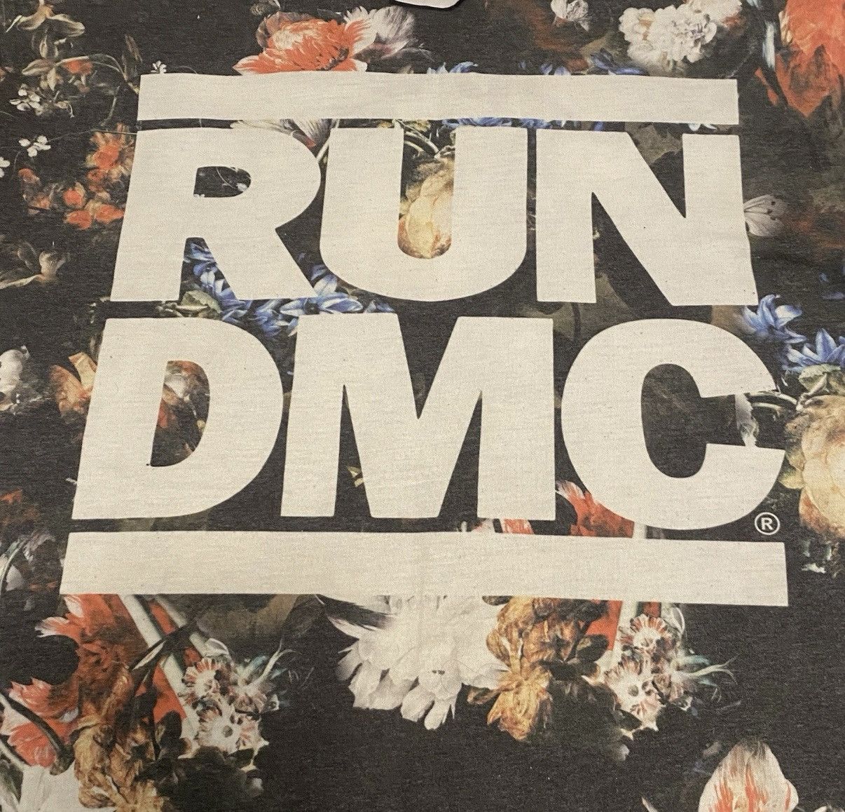 RUN DMC Run DMC Floral Graphic Tee Large Hip Hop Streetwear Shirt Size US L / EU 52-54 / 3 - 3 Thumbnail