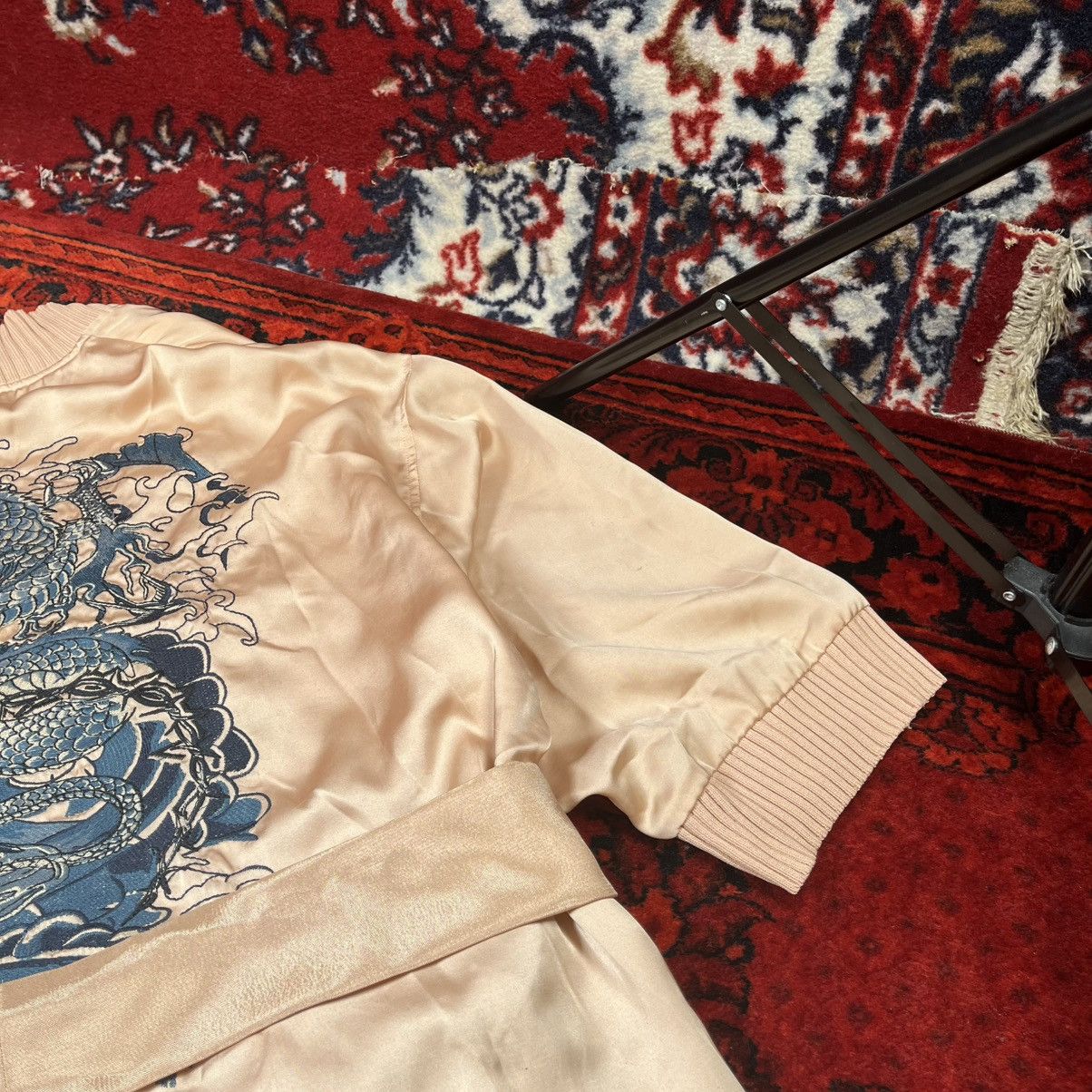 Jean Paul Gaultier Jean Paul Gaultier x Lindex “Tattoo Dragon” Satin Zip Robe Size M / US 6-8 / IT 42-44 - 7 Thumbnail