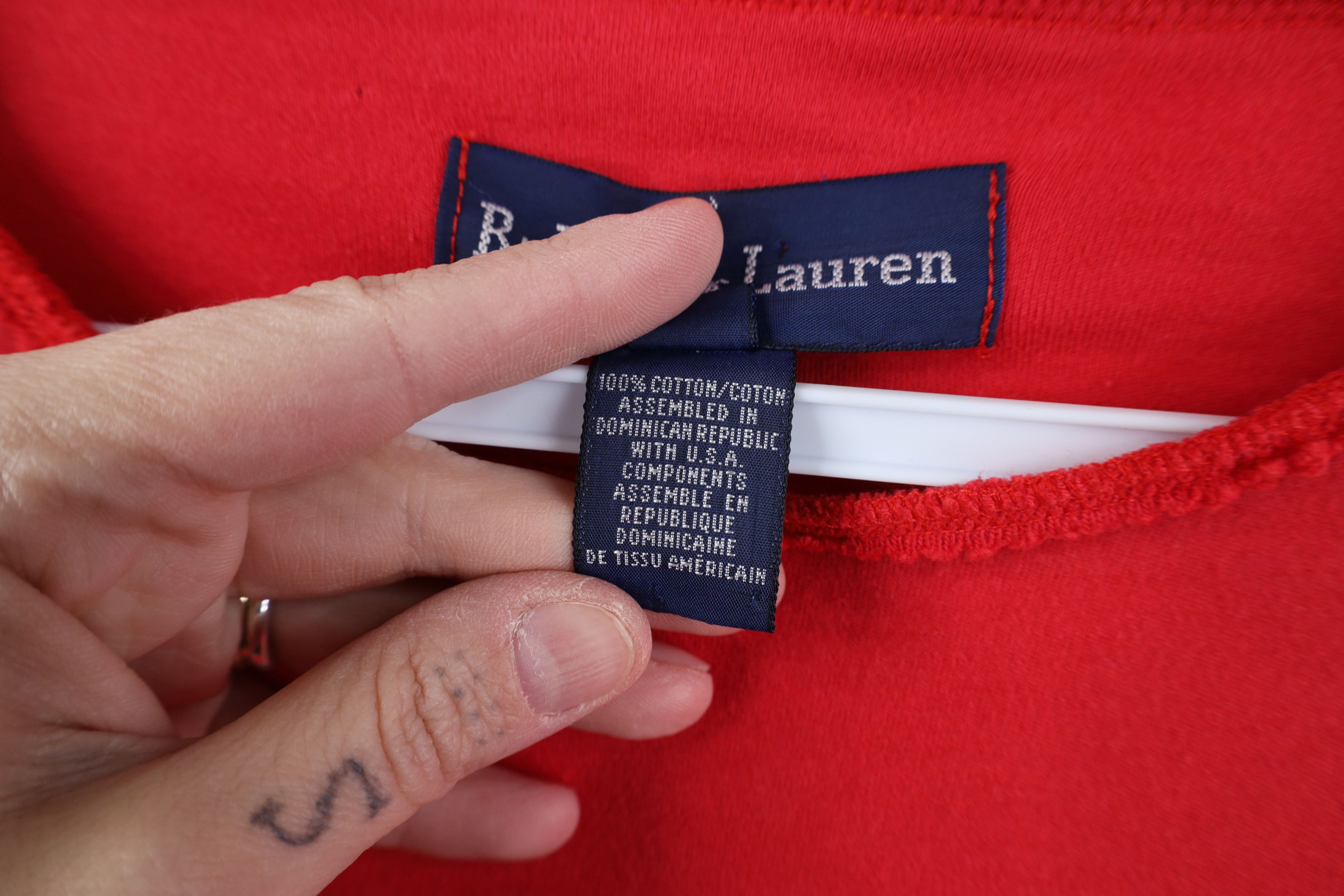 Ralph Lauren Vintage 80s 90s Ralph Lauren Collar Long Sleeve T-Shirt Size M / US 6-8 / IT 42-44 - 7 Thumbnail