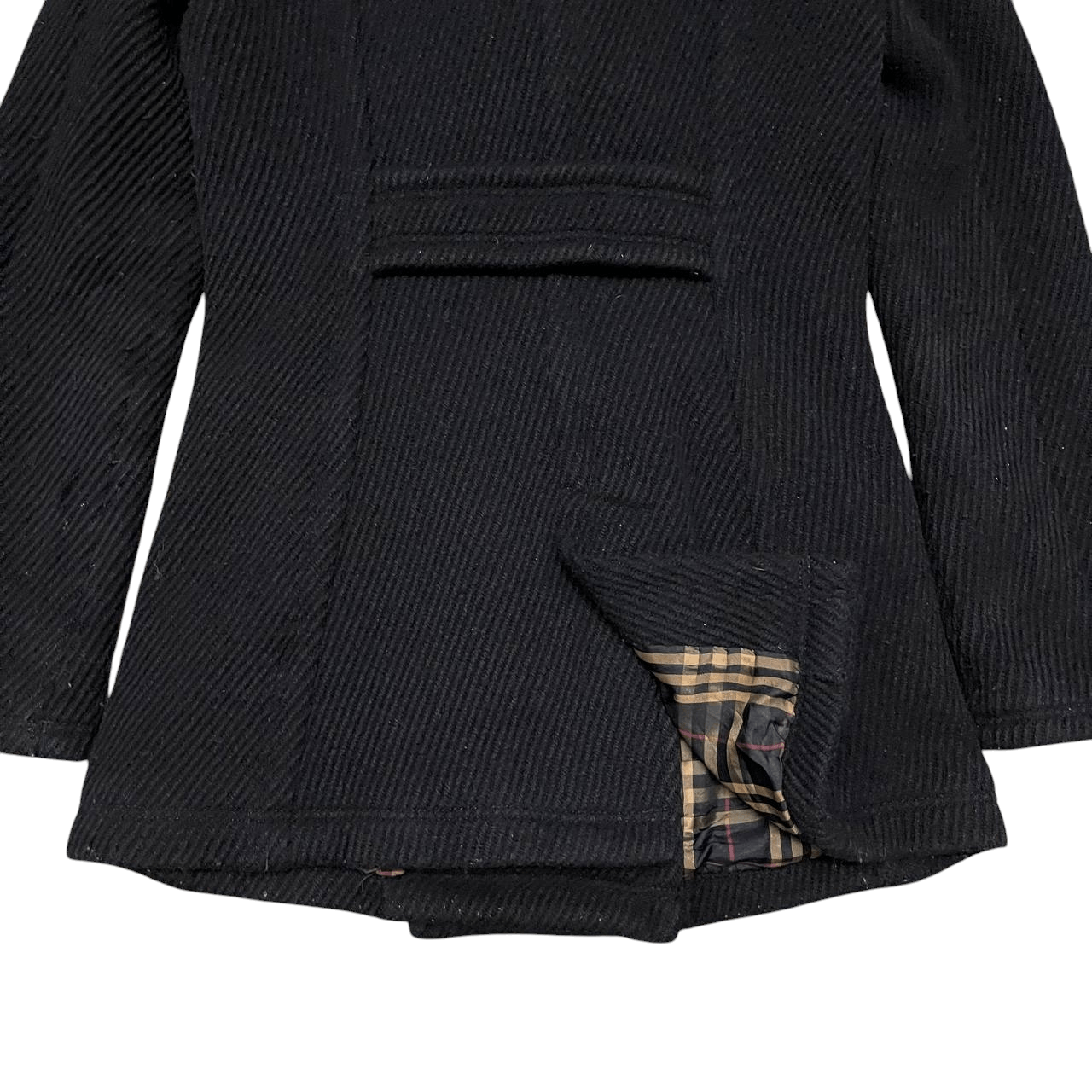 Burberry Vintage Burberry Blue Label Nova Check Wool Coat Size S / US 4 / IT 40 - 13 Thumbnail