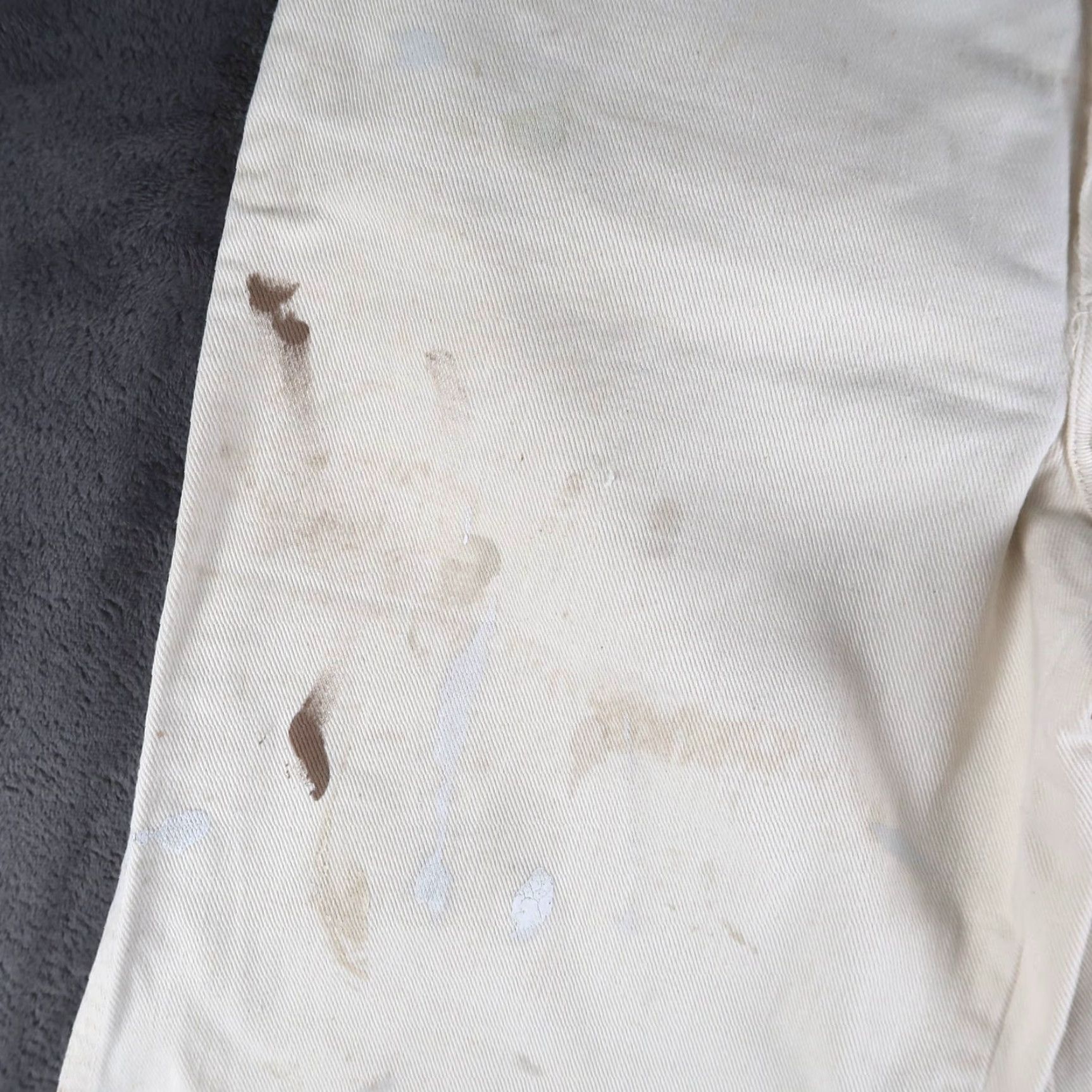 Wrangler VINTAGE Wrangler Pants Wide-Leg Denim Junior 11 White Embroidery 80s Hippie Boho Grunge Womens Size 32" / US 10 / IT 46 - 4 Thumbnail