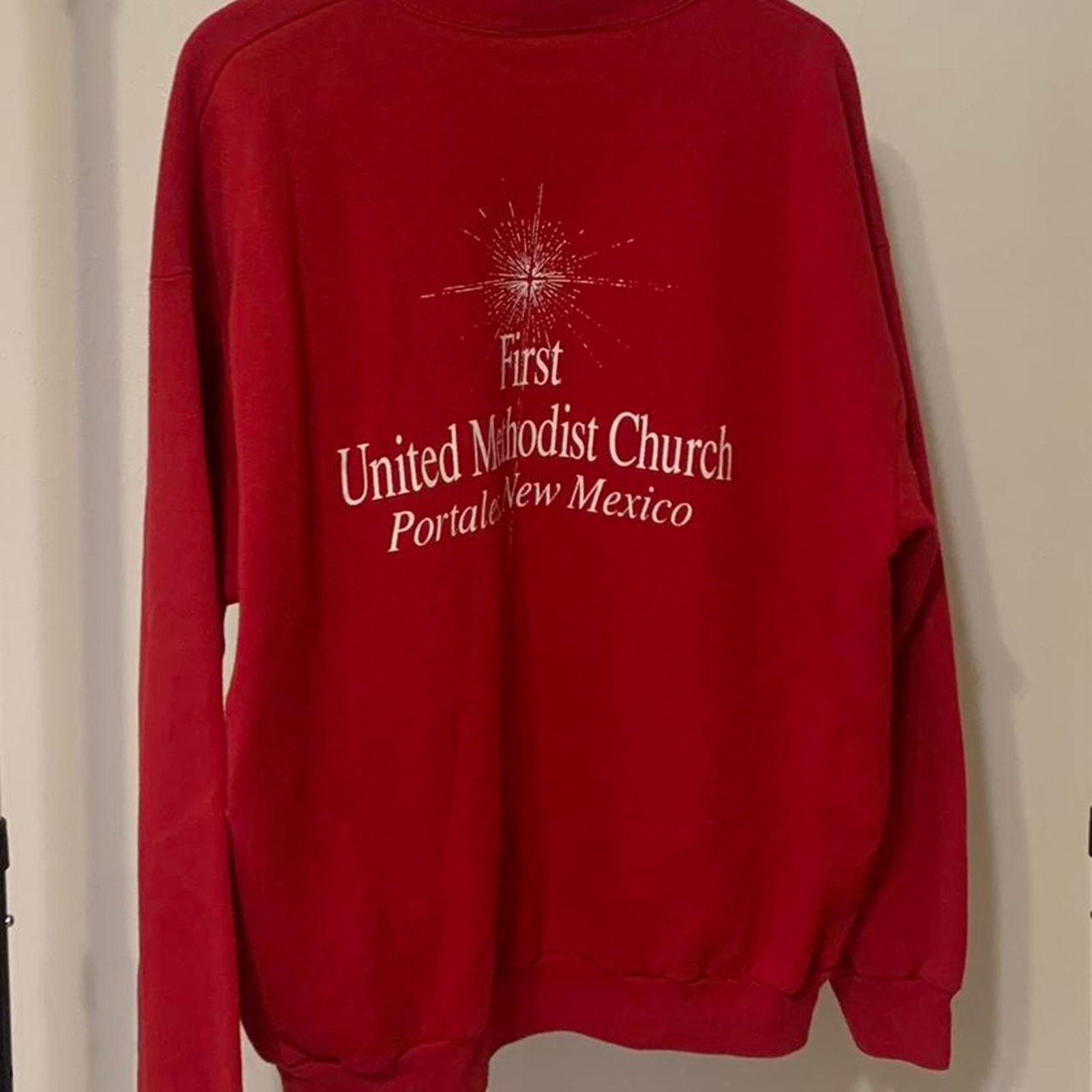 Lee Vintage 90s Lee Jesus crewneck Size US XL / EU 56 / 4 - 5 Thumbnail