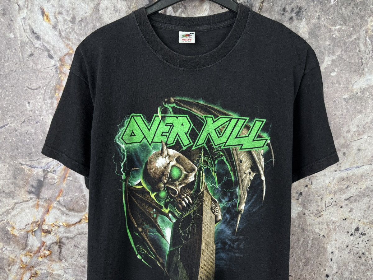 Vintage Overkill The Electric Age Tour Vintage Metal Band T-Shirt Size US XL / EU 56 / 4 - 4 Thumbnail