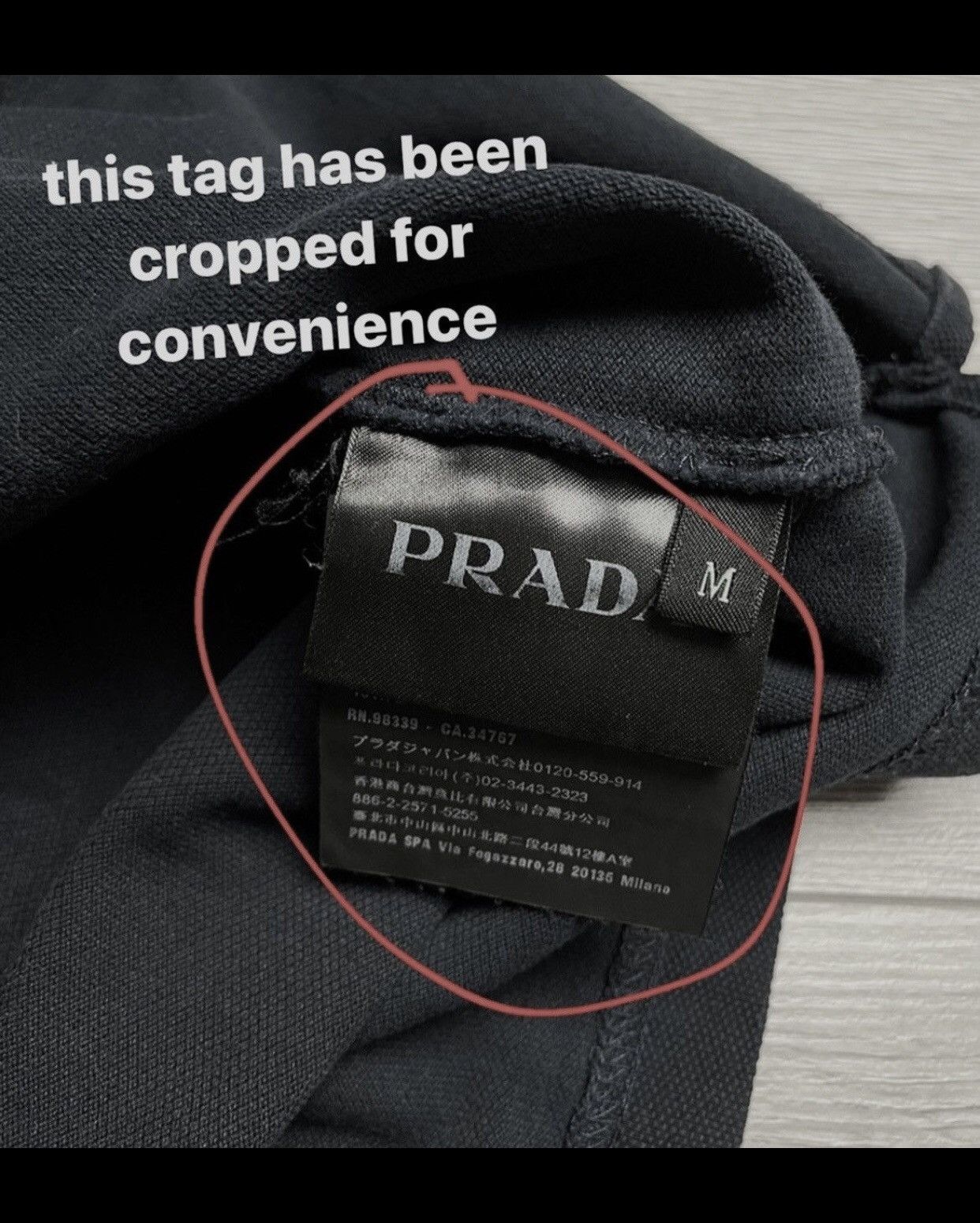 Prada Prada red tab polo black Size US M / EU 48-50 / 2 - 10 Thumbnail