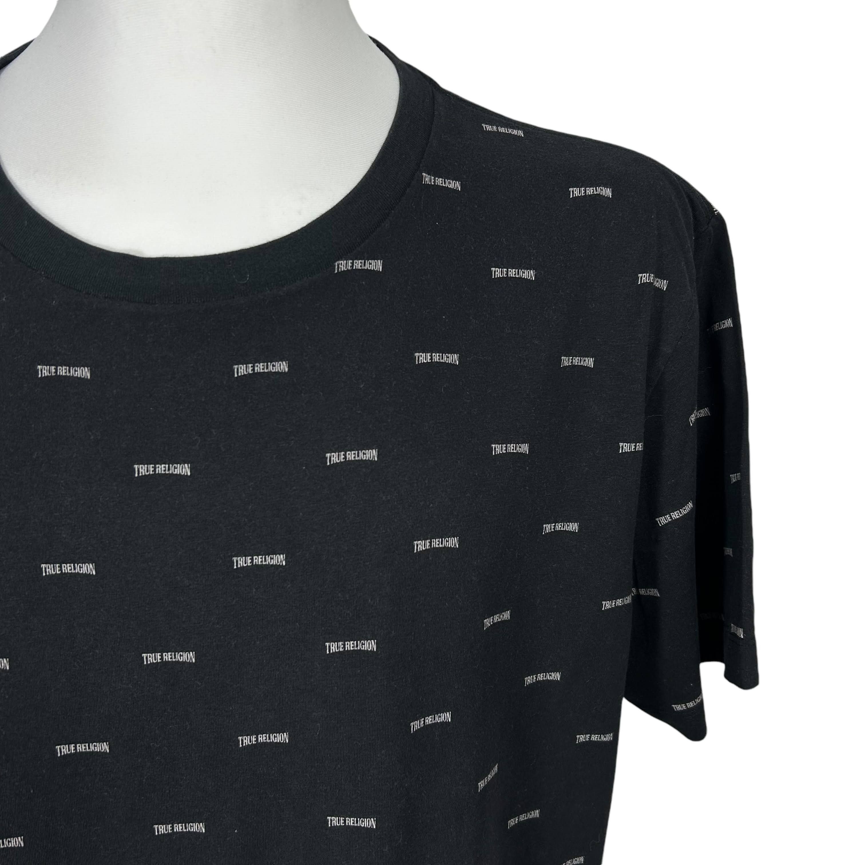 True Religion True Religion Black Short Sleeve T-shirt 3XL Size US XXL / EU 58 / 5 - 4 Thumbnail