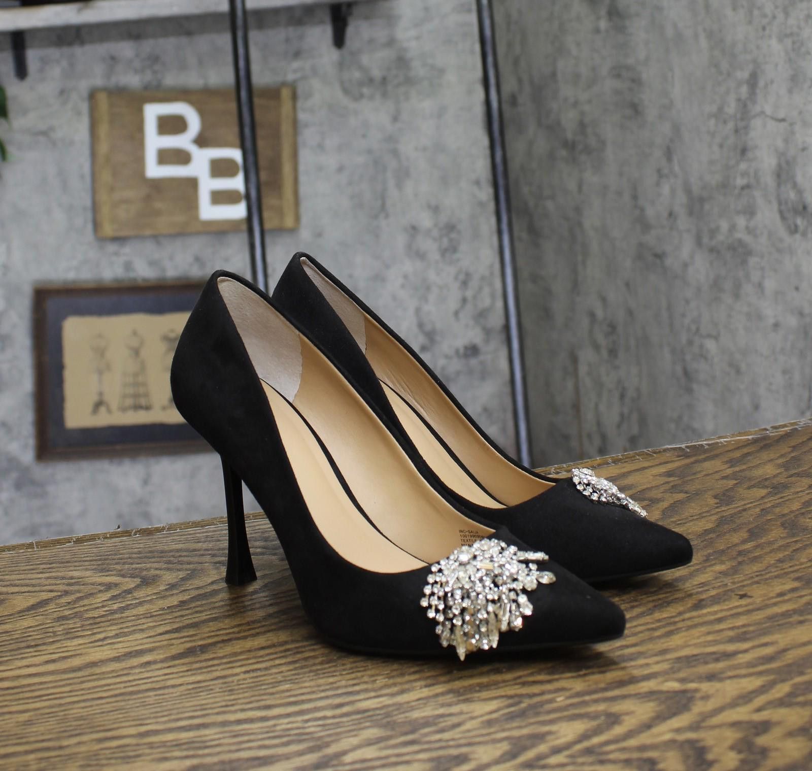 Other Inc International Concepts Pumps Heels Black Microsuede 8m Size US 8 / IT 38 - 1 Thumbnail