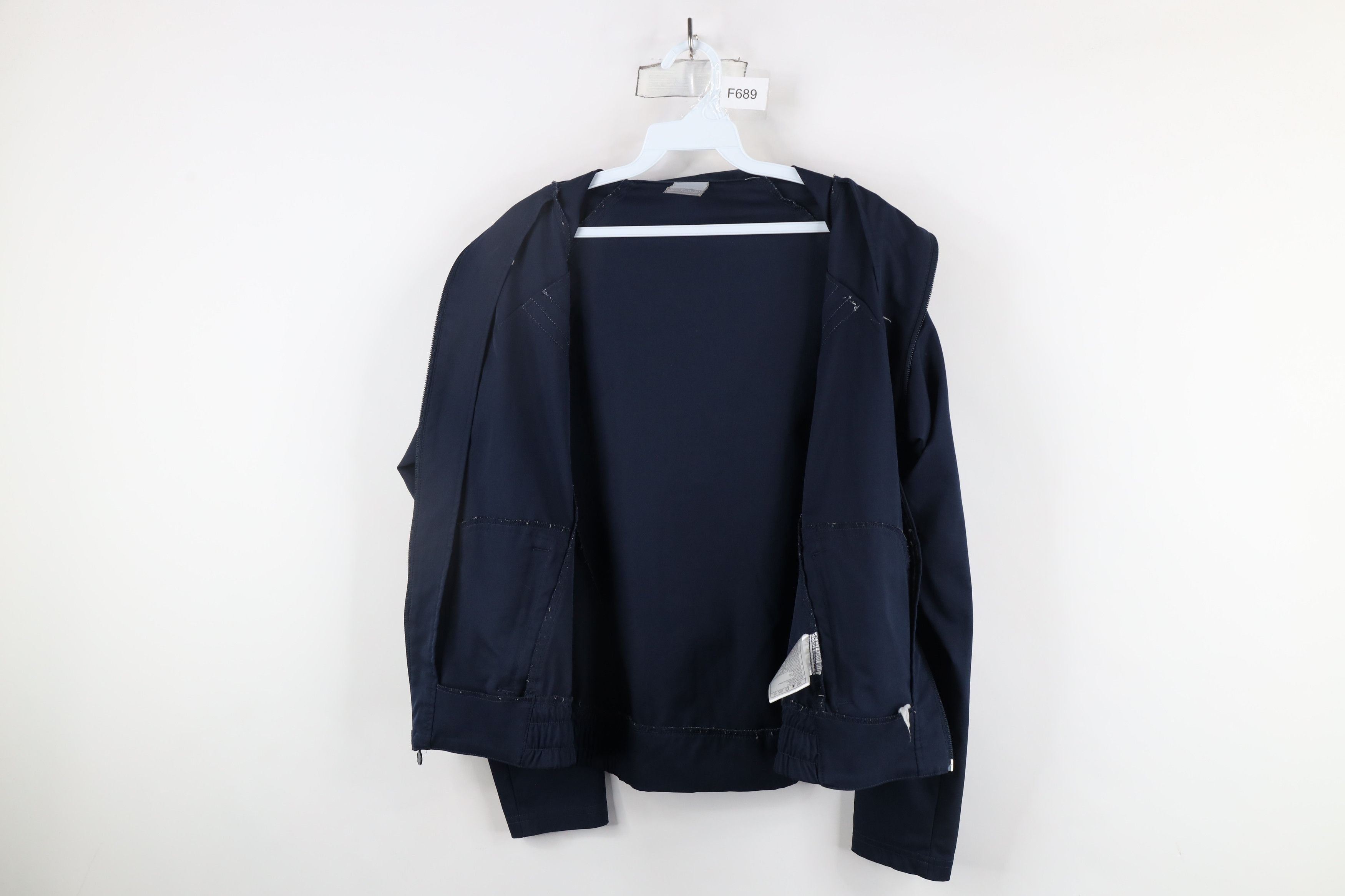 Nike × Vintage Vintage Nike Scott Mini Swoosh Striped Full Zip Jacket Blue Size XL / US 12-14 / IT 48-50 - 11 Thumbnail