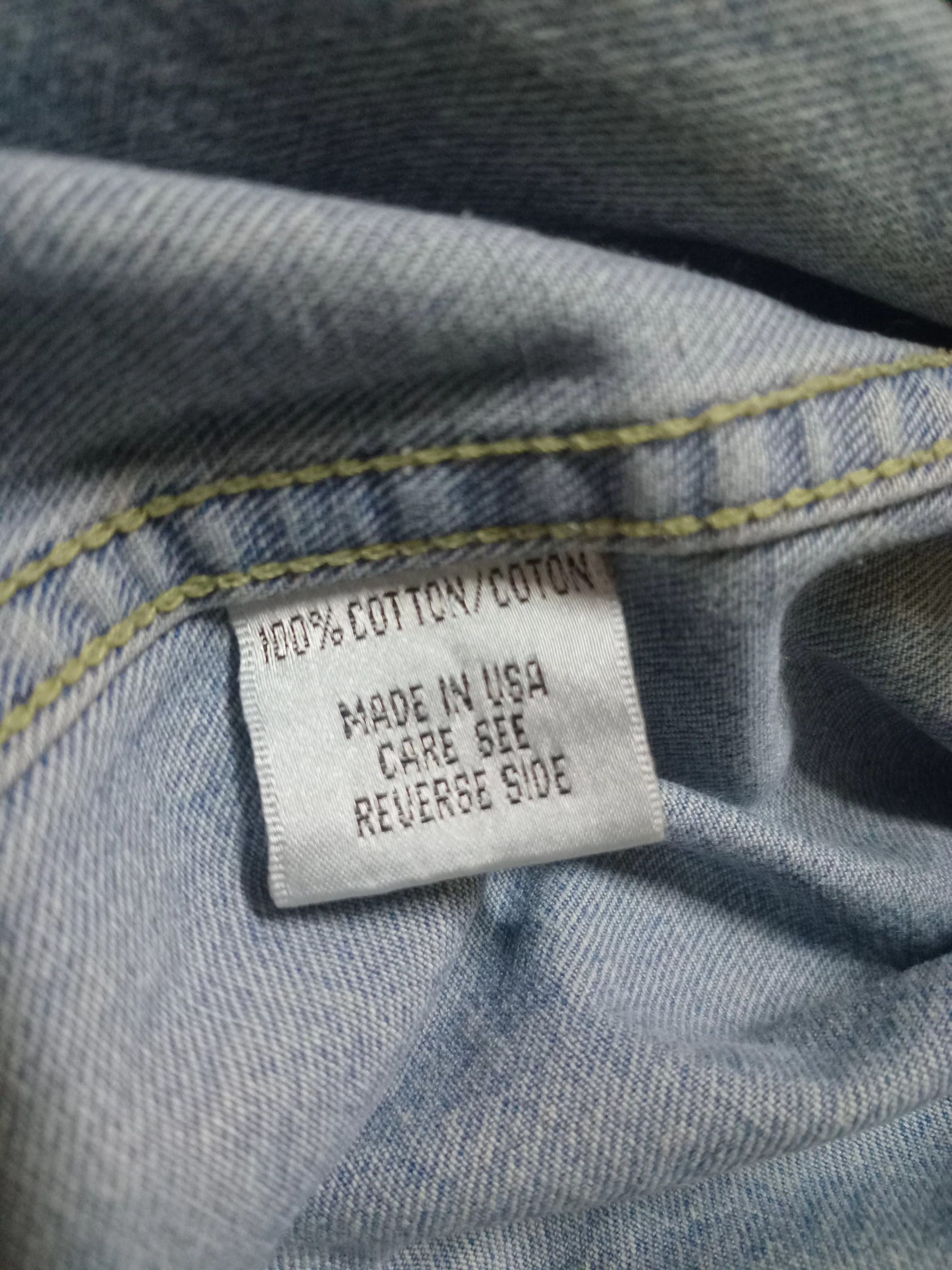 Vintage Lee Sanforized union made long sleeve shirt. Size US XL / EU 56 / 4 - 8 Thumbnail