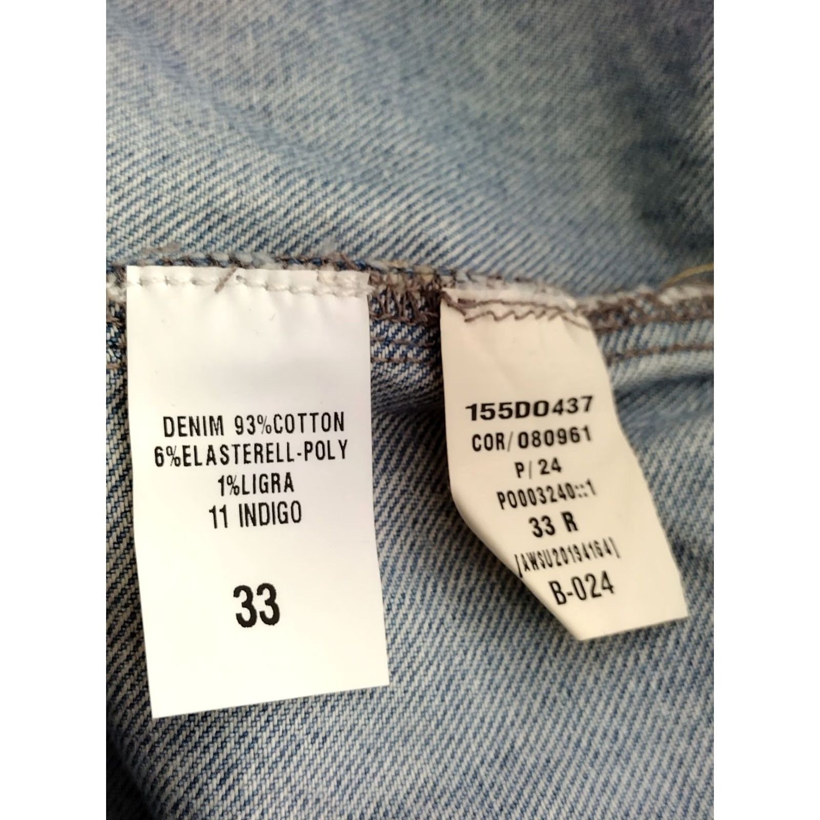 Vintage Jeans Women’s Size 33 Light Wash Cropped Tapered 3 Button Patch Pocket Denim Spring Summer Fall Winter USA Theme Size 24" / US 00 / IT 34 - 6 Thumbnail