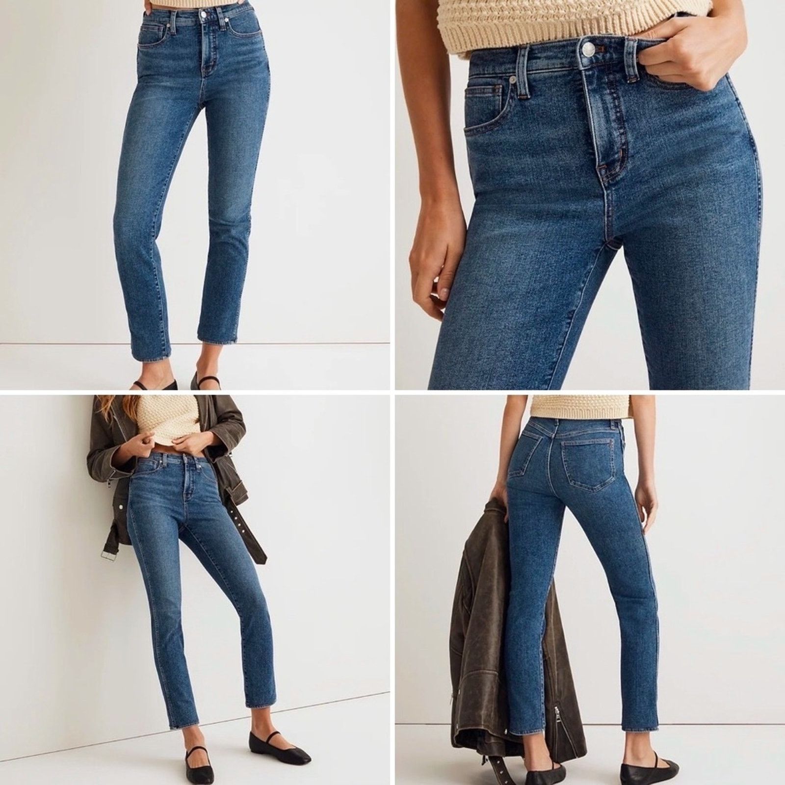 Madewell Madewell $138 Stovepipe Stretch High Rise Jeans 26”EUC Size 26" / US 2 / IT 38 - 2 Thumbnail