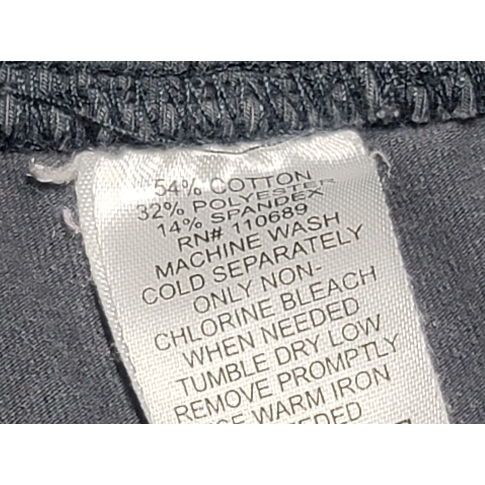 Other Women With Control Gray Flat Front Legging Large Pull On Size 34" / US 12 / IT 48 - 3 Thumbnail