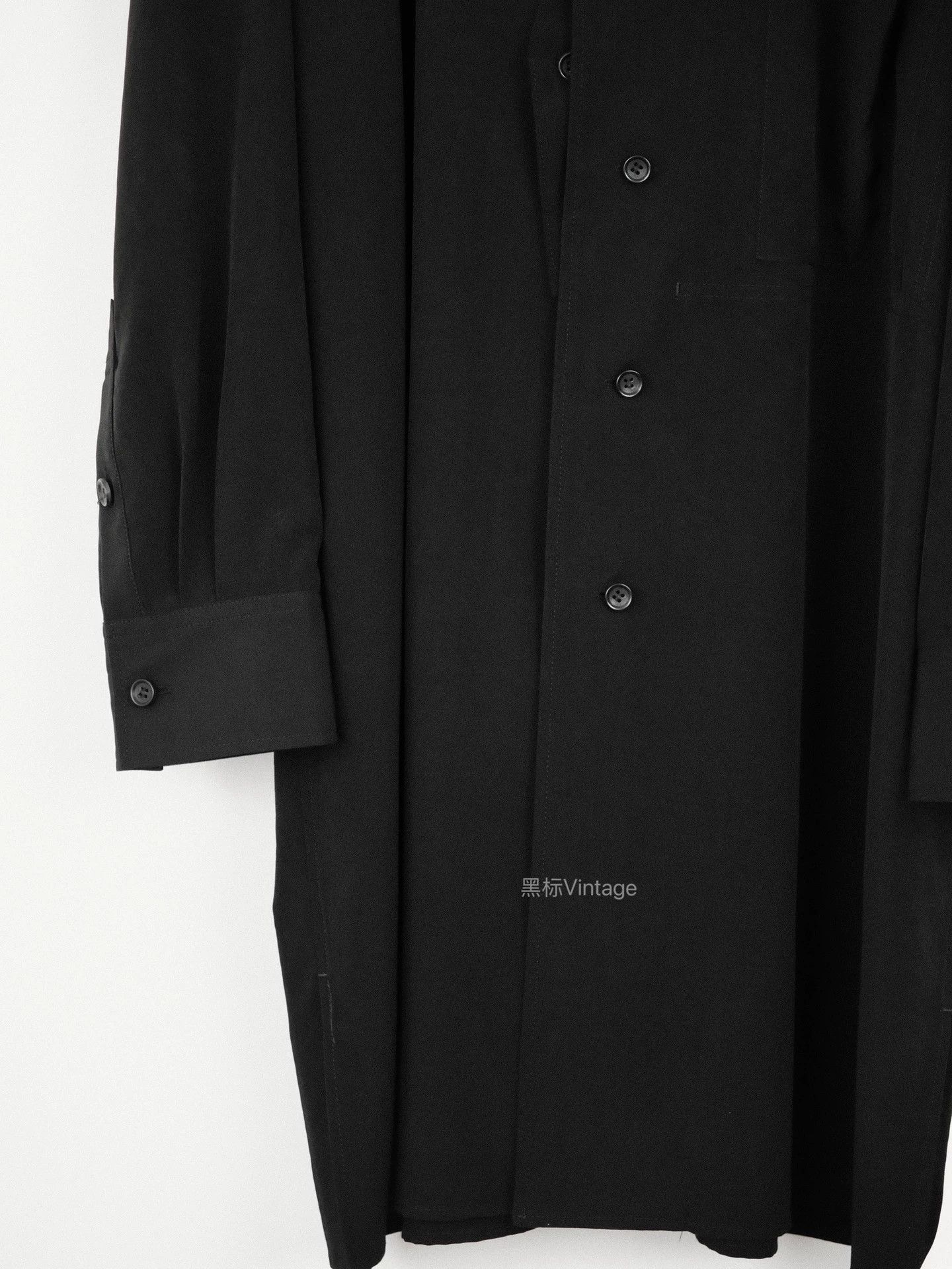 Yohji Yamamoto Yohji Yamamoto 23ss Vintage Triacetate Long Tab Shirt Men Size US M / EU 48-50 / 2 - 5 Thumbnail