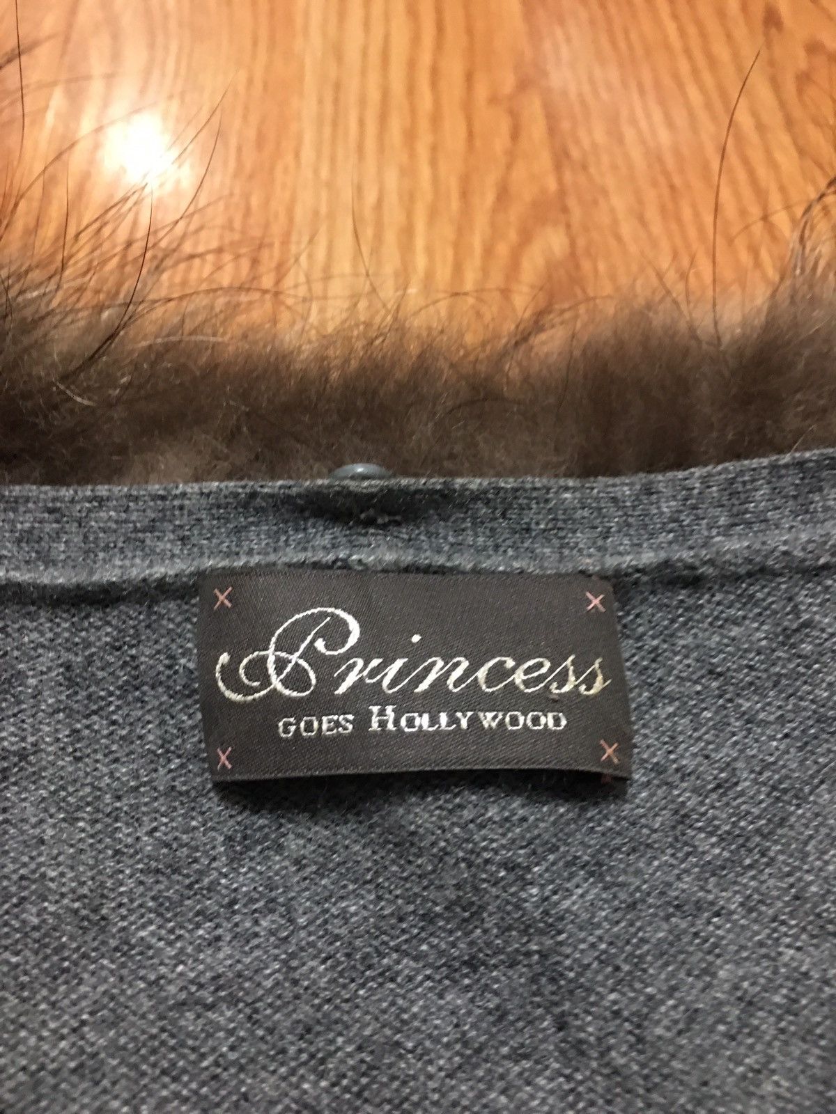 Designer Princess Goes Hollywood Cashmere Fur Cardigan Size EU 44 Size M / US 6-8 / IT 42-44 - 8 Thumbnail
