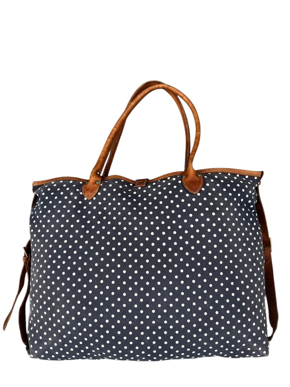 Felisi Vintage FELISI Sun Faded Canvas Leather Tote Bag Size ONE SIZE - 10 Thumbnail