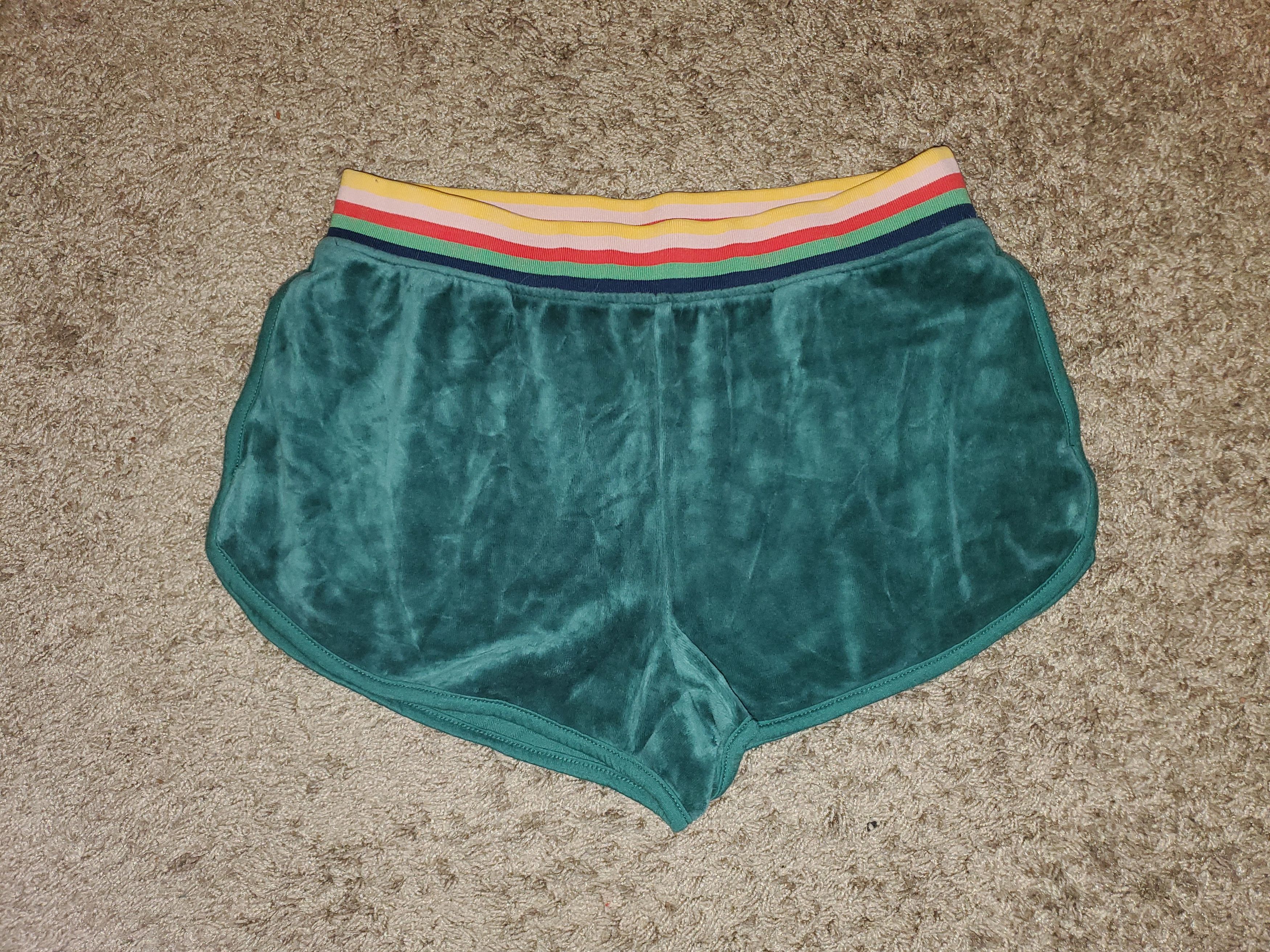 Other Wild Fable Green Retro 70s Style Shorts (size M) Size ONE SIZE - 1 Thumbnail