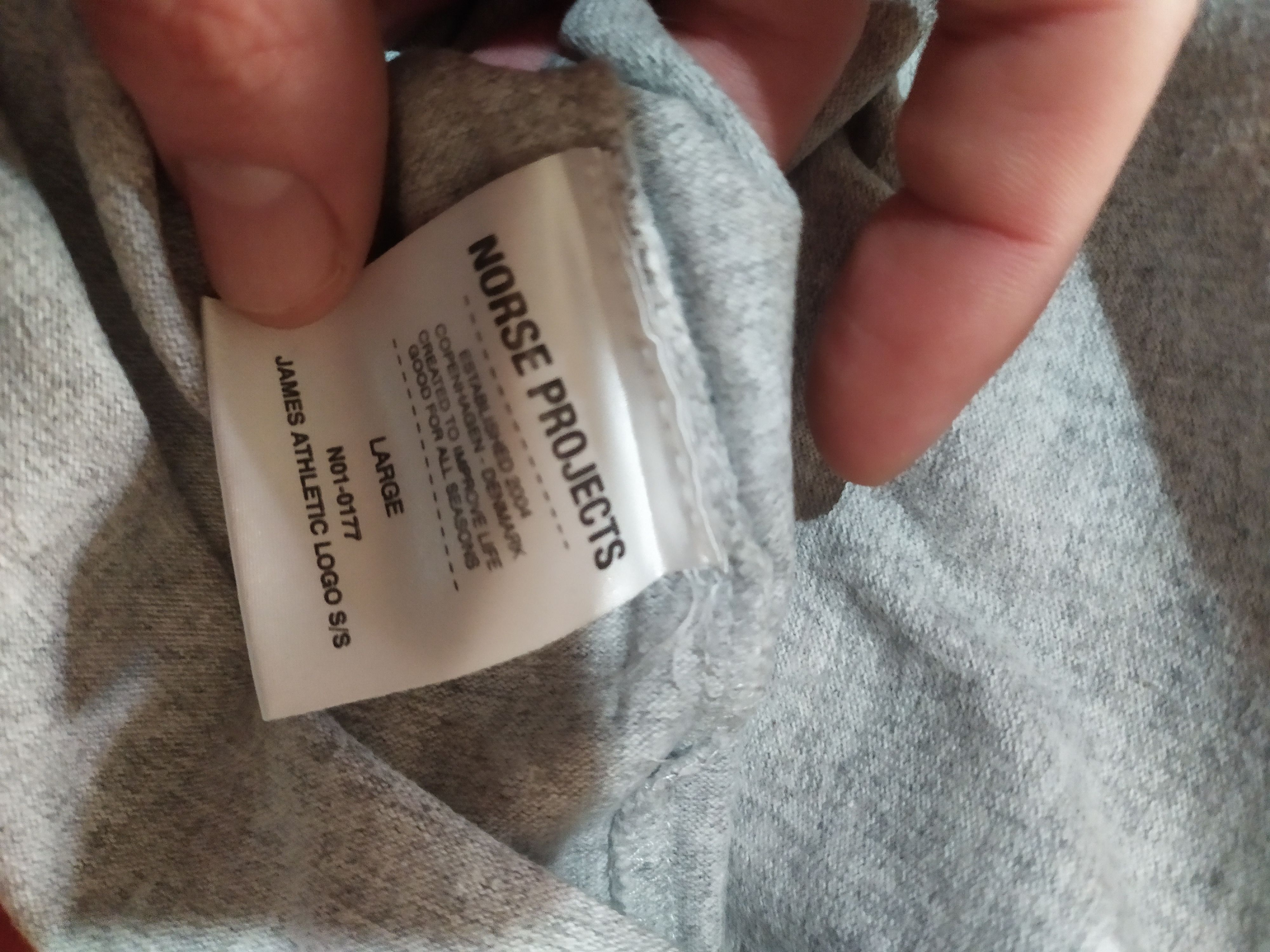 Norse Projects Norse Projects James Athletic Spell Out Logo Grey Size L Size US L / EU 52-54 / 3 - 5 Thumbnail