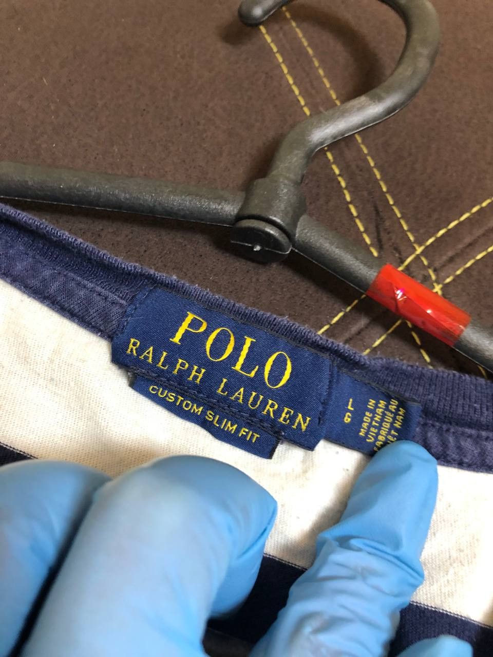 Polo Ralph Lauren Polo Ralph Lauren Shirt Navy Striped Classic Fit Crewneck Size US L / EU 52-54 / 3 - 2 Thumbnail