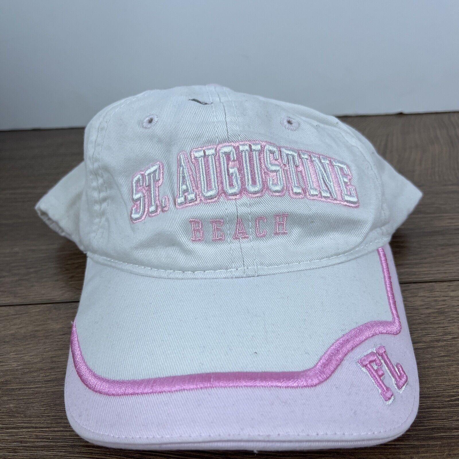 Other St. Augustine Florida Hat St Augustine White Hat Adjustable Size ONE SIZE - 3 Thumbnail