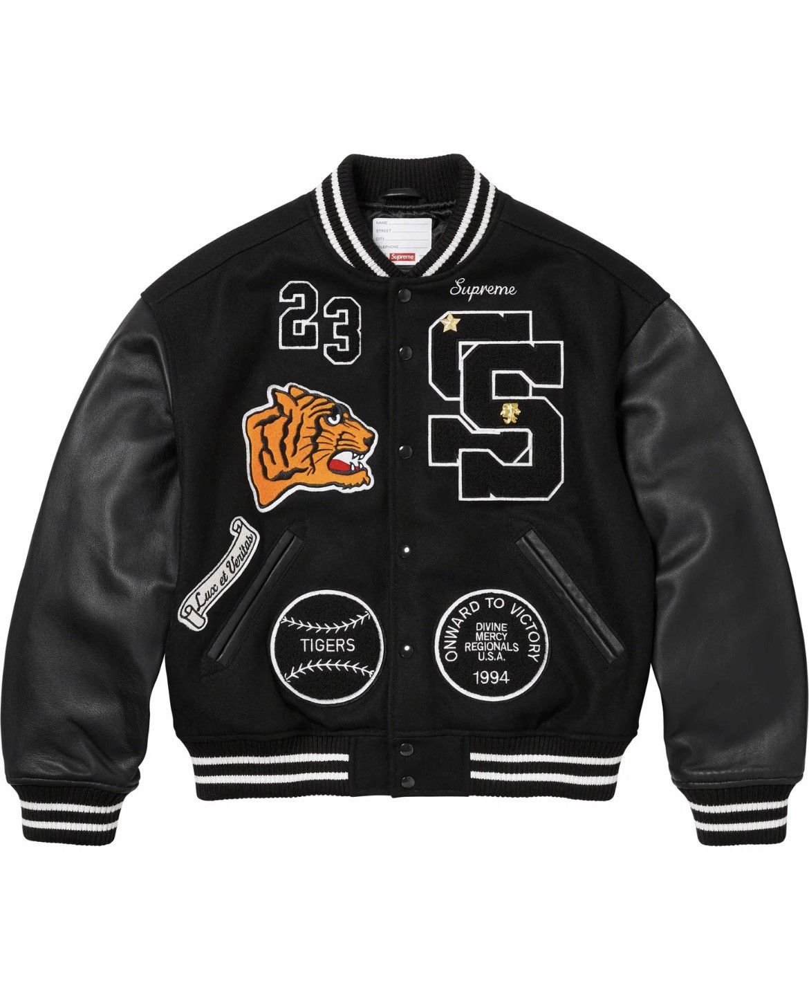 Supreme Tiger Varsity Jacket | Grailed