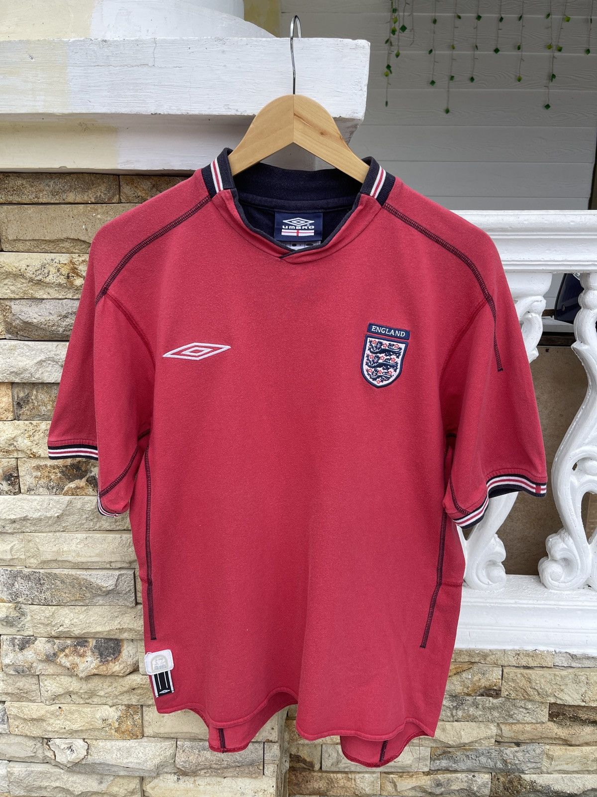 Umbro Last Drop🔥Rare🔥Vintage Y2K ENGLAND Cotton T Shirt Size US L / EU 52-54 / 3 - 1 Thumbnail