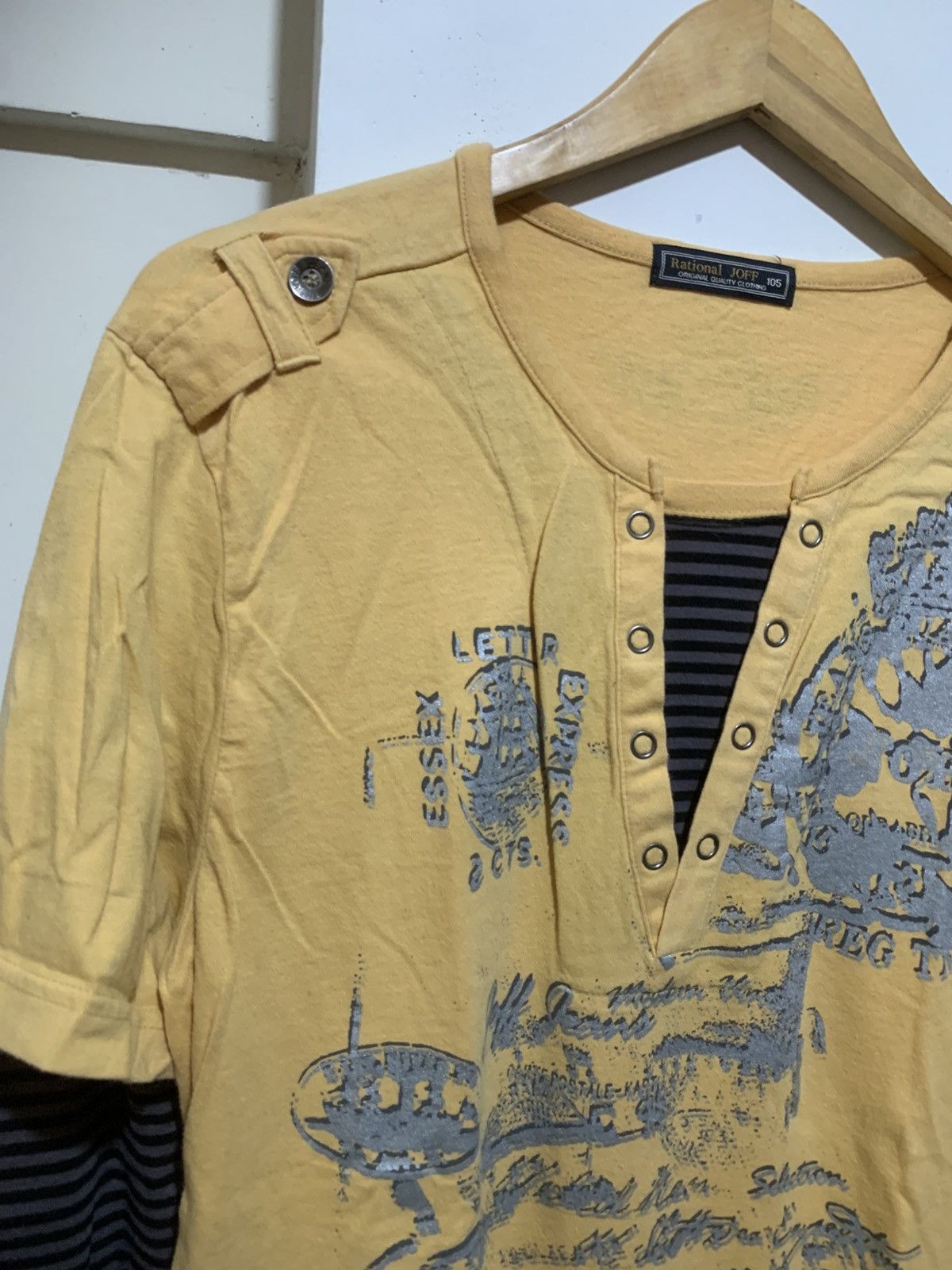 Hysteric Glamour × Undercover Japanese Rational Joff Double Layer Longsleeve Tee Shirt Size US L / EU 52-54 / 3 - 8 Thumbnail