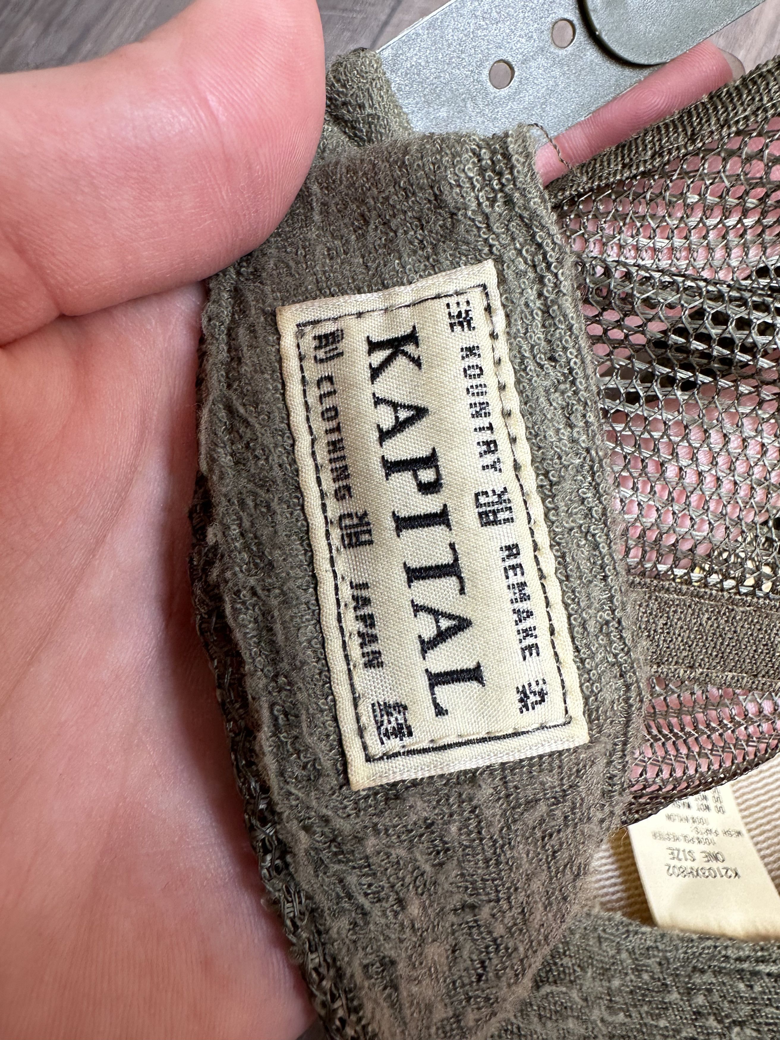 Kapital Kapital 'Ko-Workers' Trucker Hat Size ONE SIZE - 5 Thumbnail