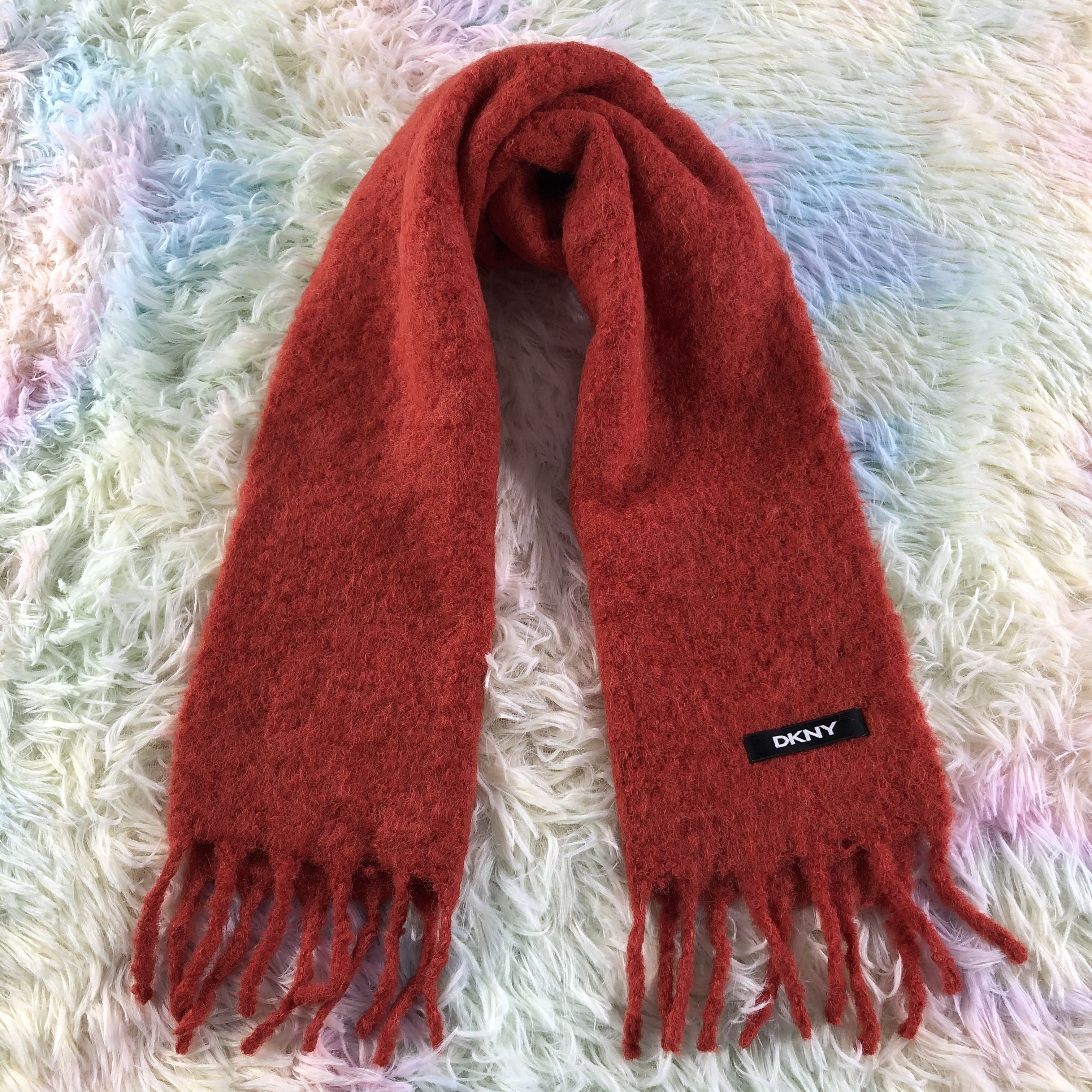 DKNY × Vintage DKNY Scarf / Muffler / Neckwear - KM535 Size ONE SIZE - 1 Thumbnail