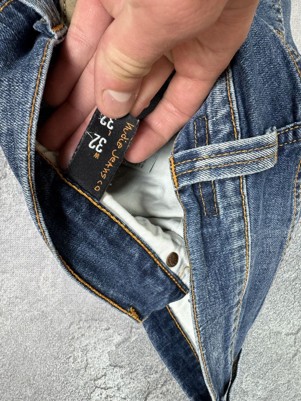 If Six Was Nine Y2K 2000s Nudie Flared Bootcut Straight Washed Jeans Size 32 Size US 32 / EU 48 - 4 Thumbnail