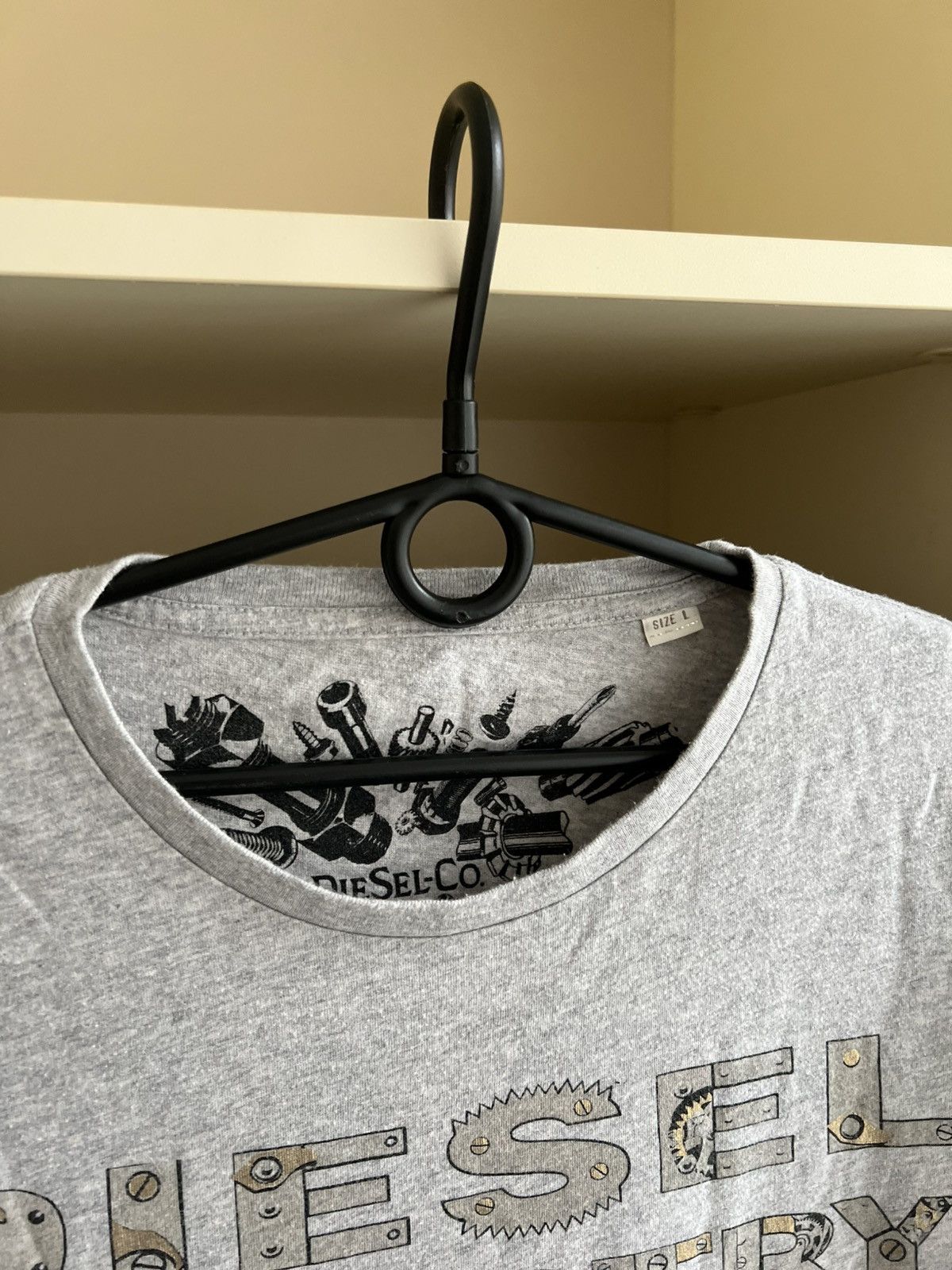 Diesel Vintage Diesel Tee T-Shirt Industry Size L Size US L / EU 52-54 / 3 - 6 Thumbnail