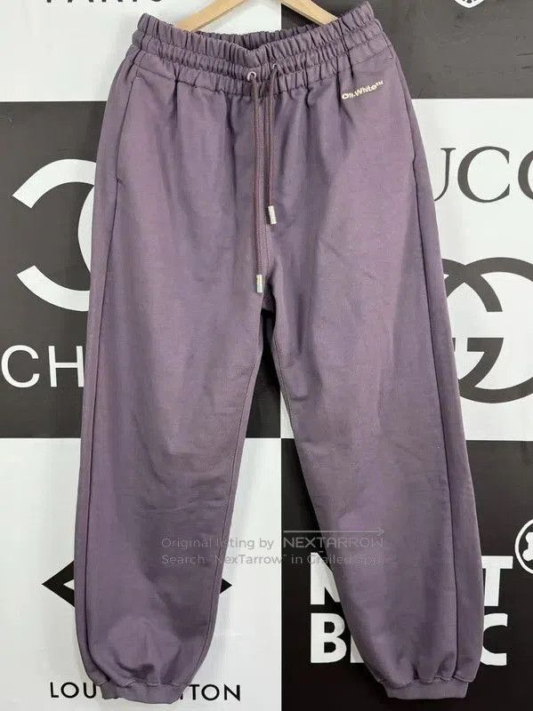 Off-White Off-White Men's Purple Casual Pants . Size US 34 / EU 50 - 1 Thumbnail