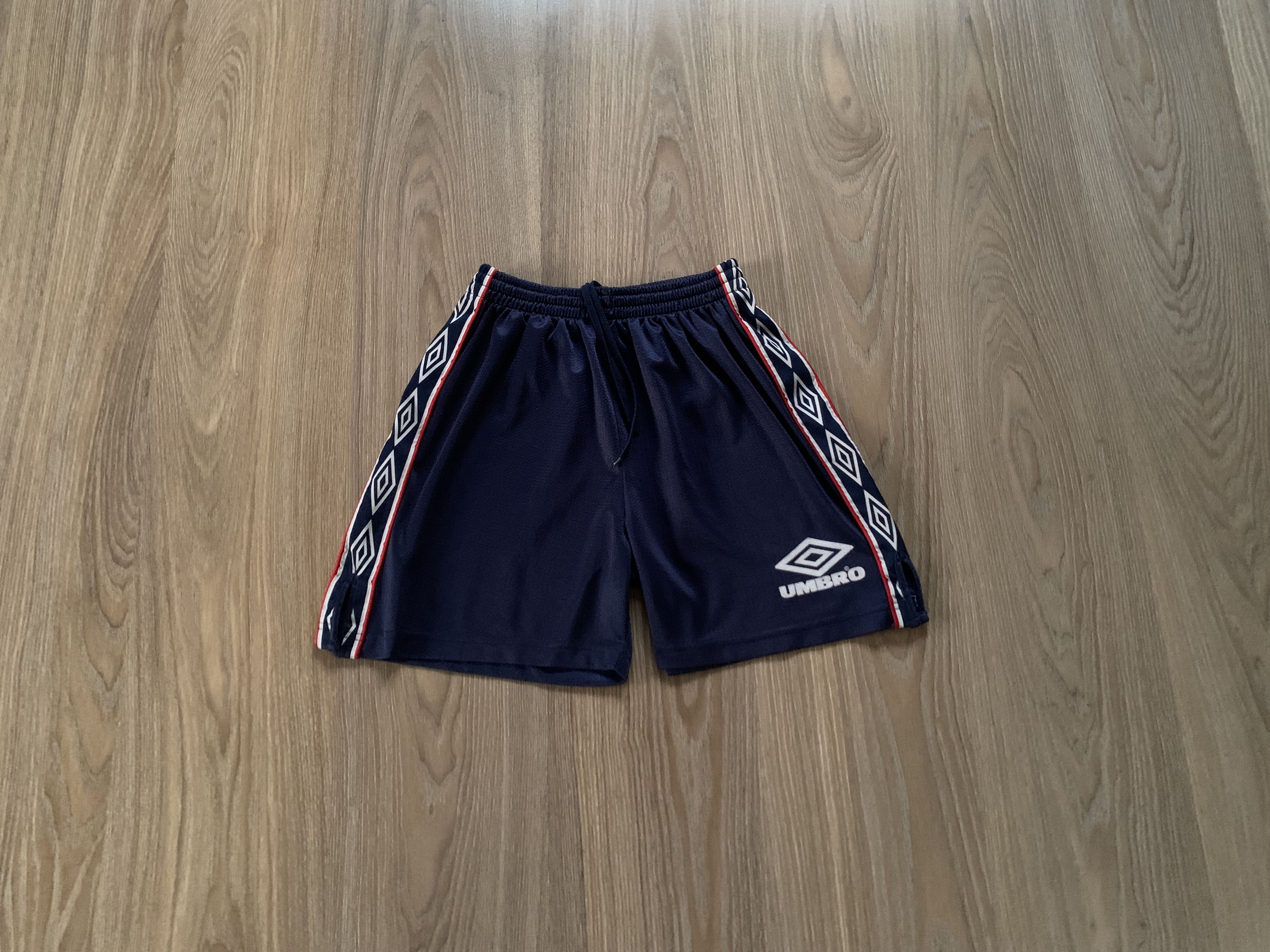 Umbro Vintage Umbro Lampass Blue Training Shorts Size US 30 / EU 46 - 1 Thumbnail